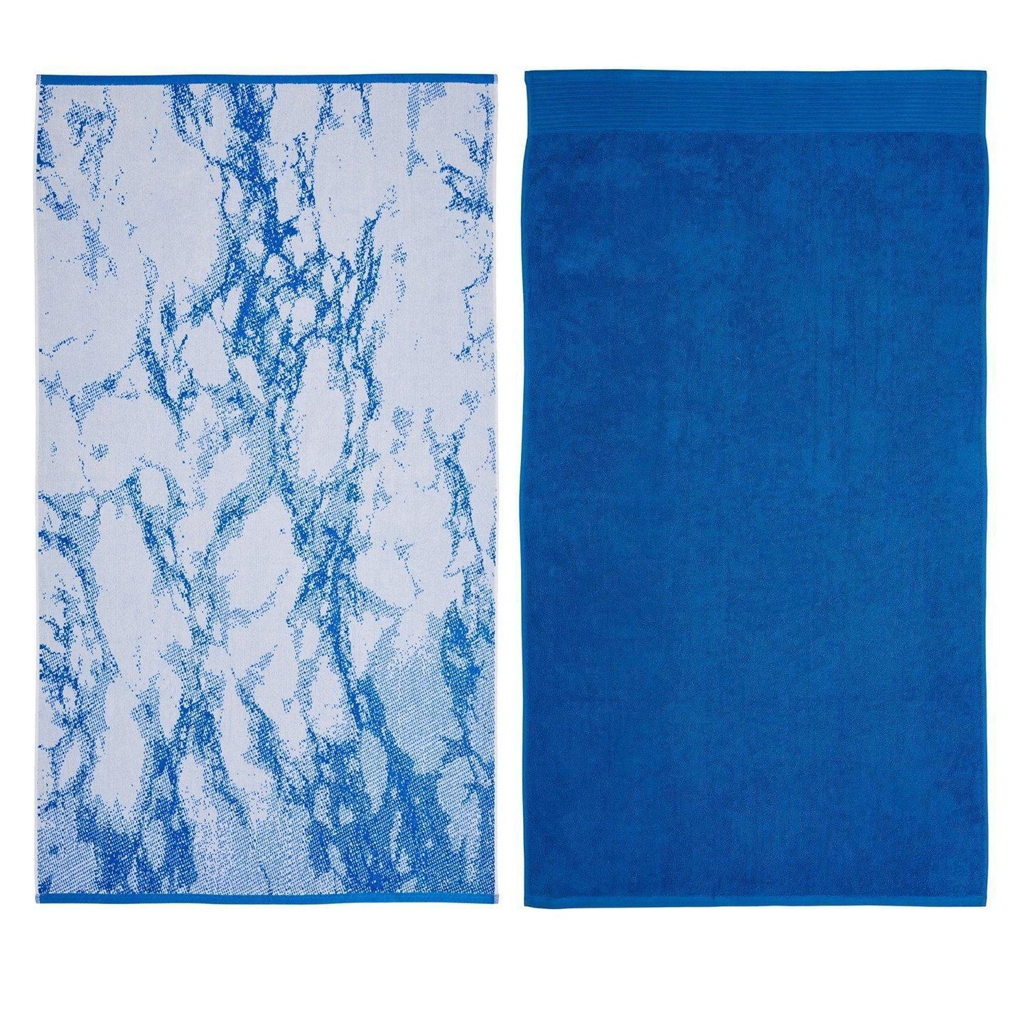 Marble Effect Cotton Absorbent Textured Ultra-Plush 10-Piece Towel Set FredCo