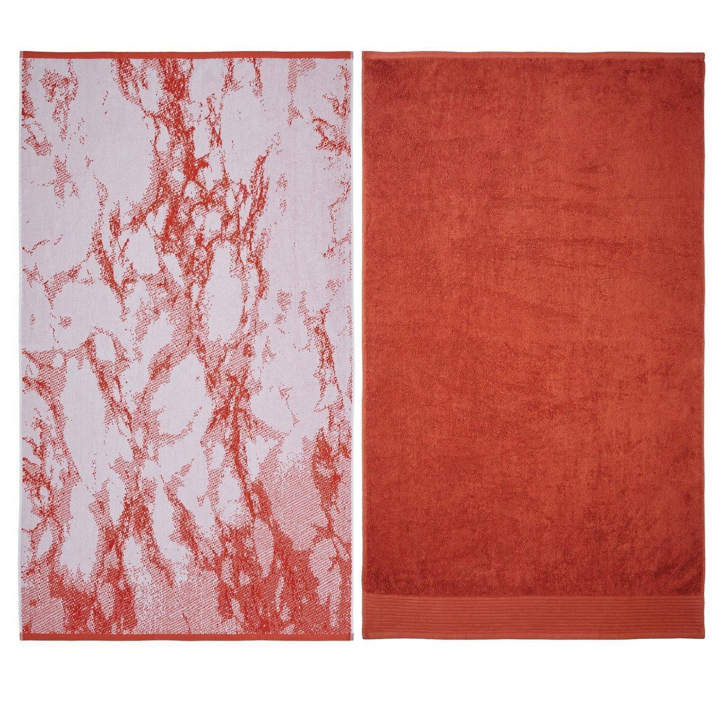 Marble Effect Cotton Absorbent Textured Ultra-Plush 10-Piece Towel Set FredCo