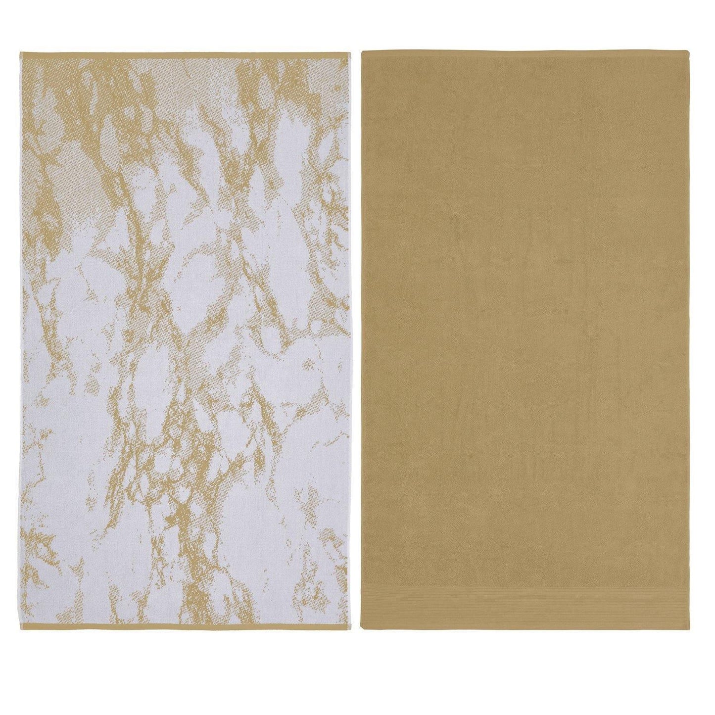 Marble Effect Cotton Absorbent Textured Ultra-Plush 10-Piece Towel Set FredCo