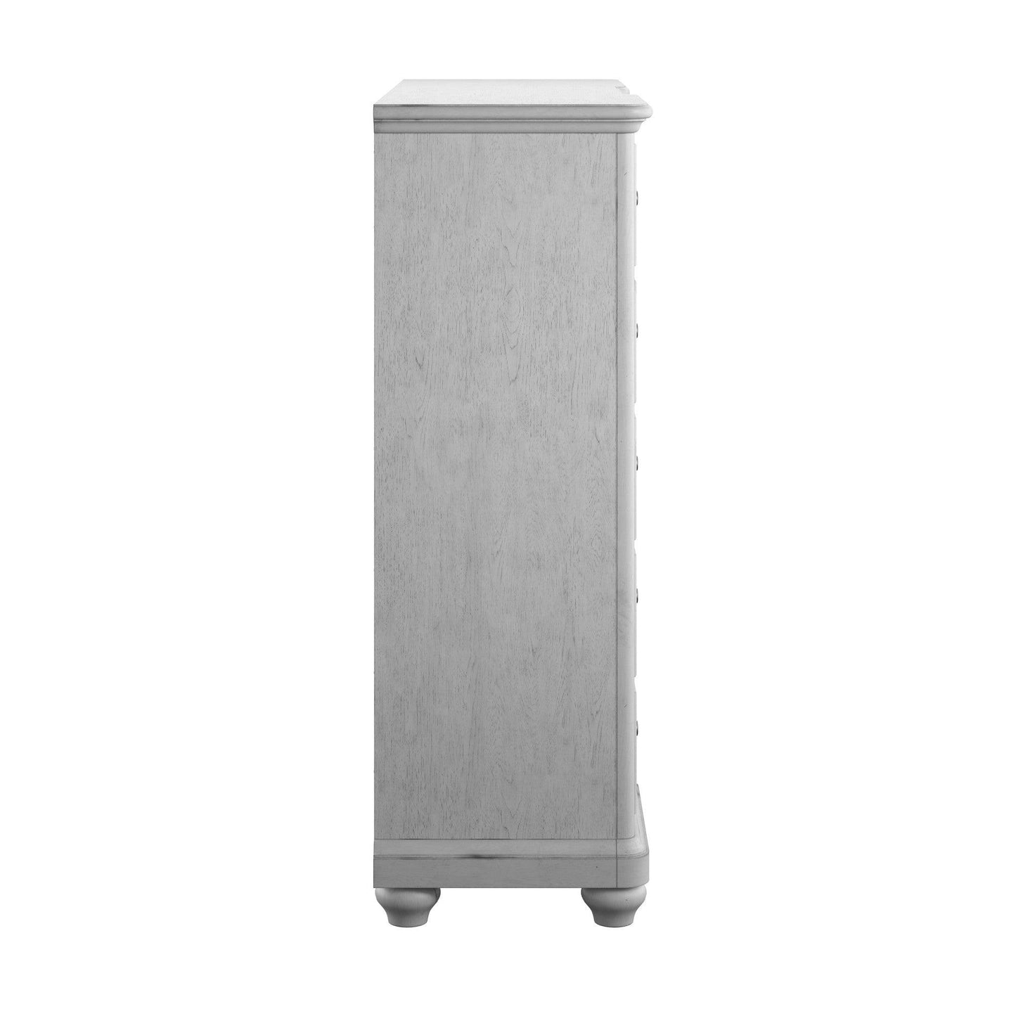 Mariano Gray 12-Drawer Master Chest With Cabinet, Solid Wood FredCo