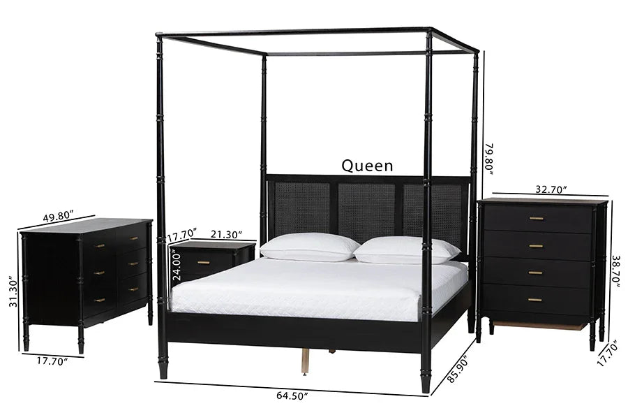 Marisela Canopy Bedroom Set FredCo