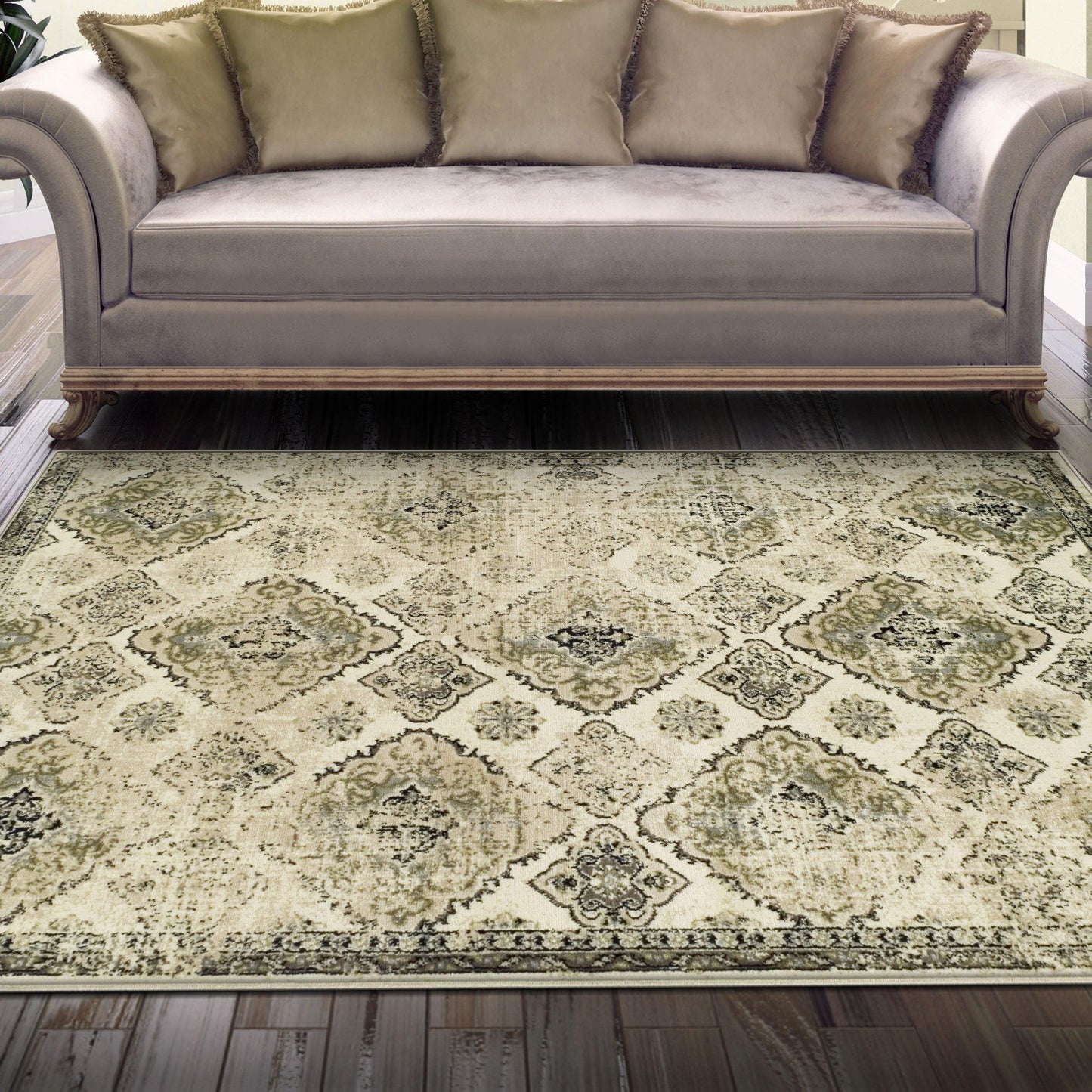 Mayfair Vintage Moroccan Diamond Medallion Rug FredCo