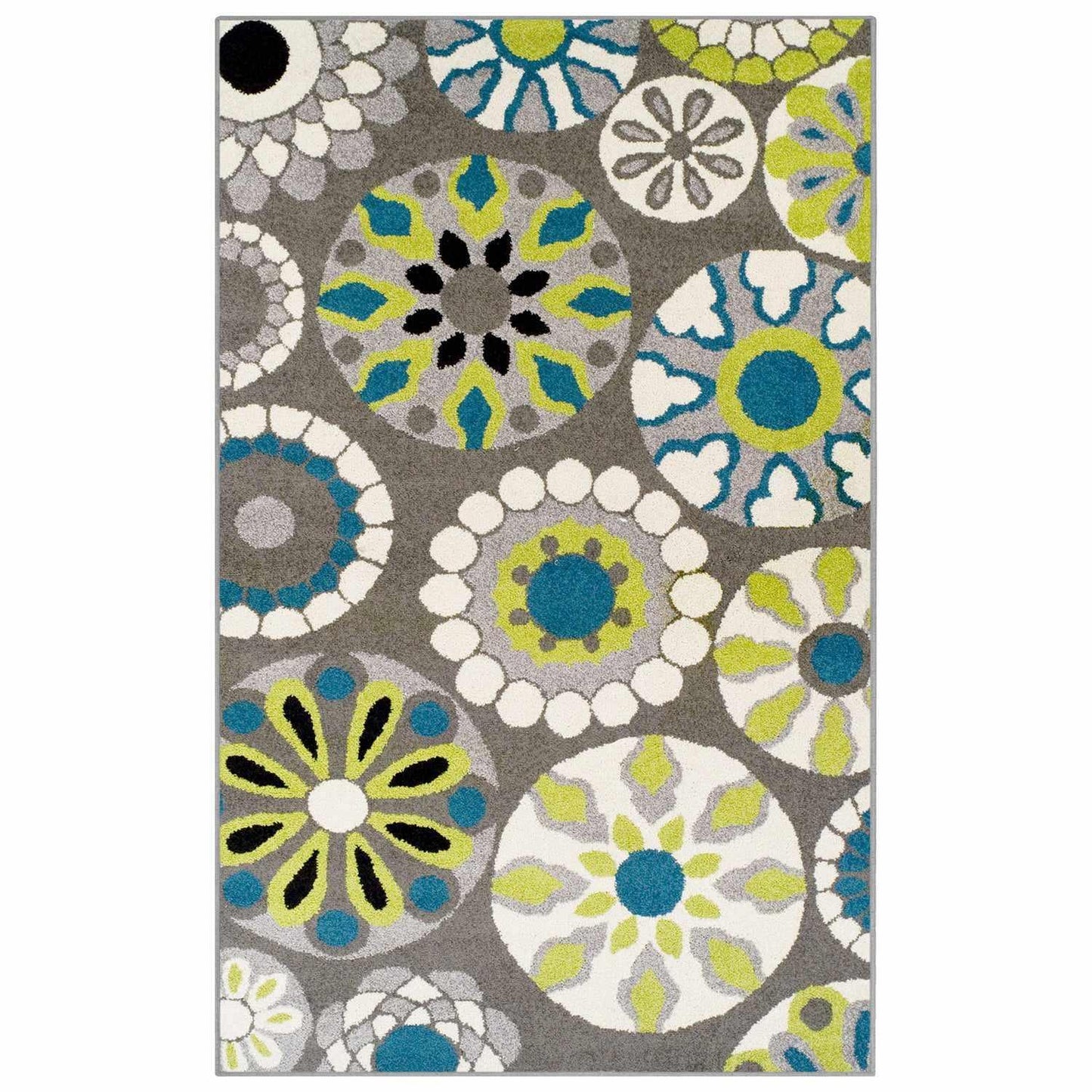 Medallion Oriental Contemporary Floral Baroque Rug FredCo