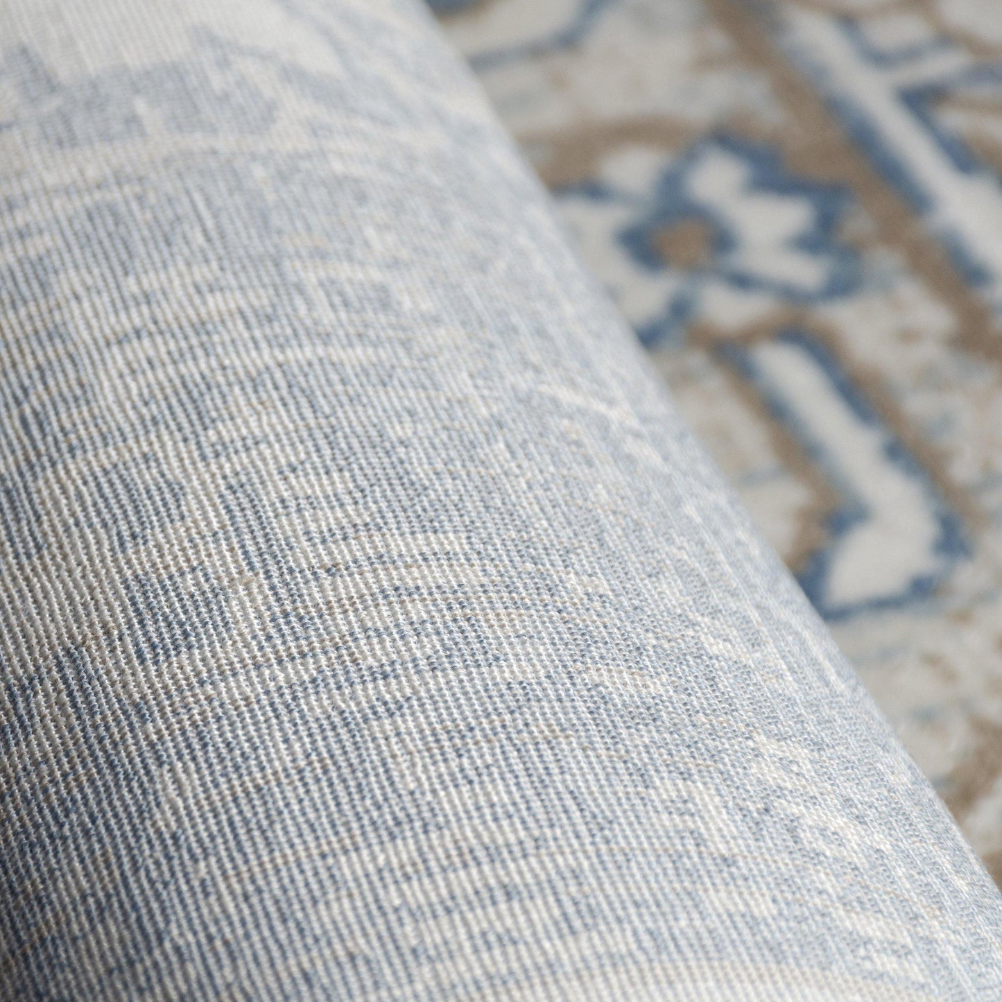 Merriti Vintage Floral Medallion Indoor Area Rug FredCo
