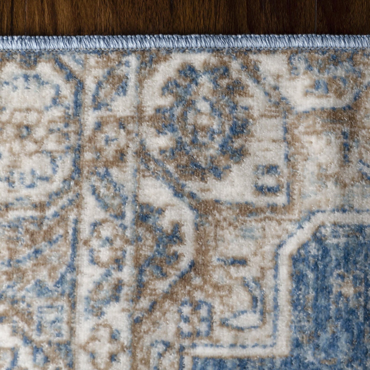 Merriti Vintage Floral Medallion Indoor Area Rug FredCo