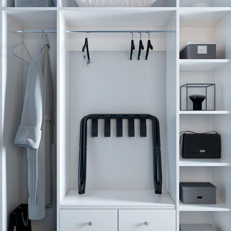 Metal Folding Luggage Rack FredCo