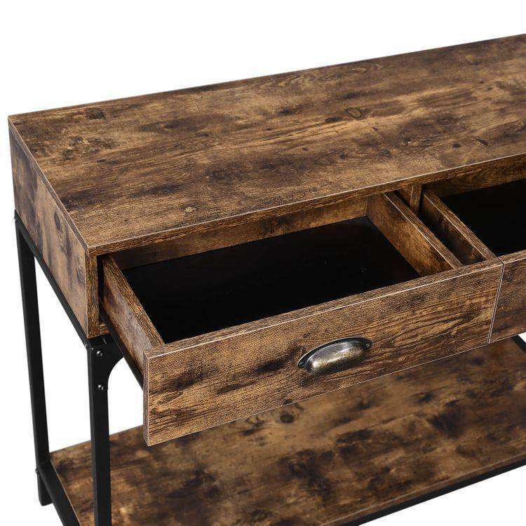 Metal Handles Console Table FredCo