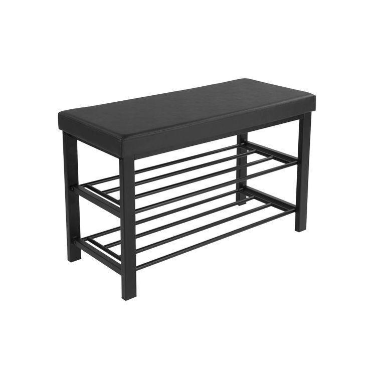 Metal Shoe Rack Bench FredCo