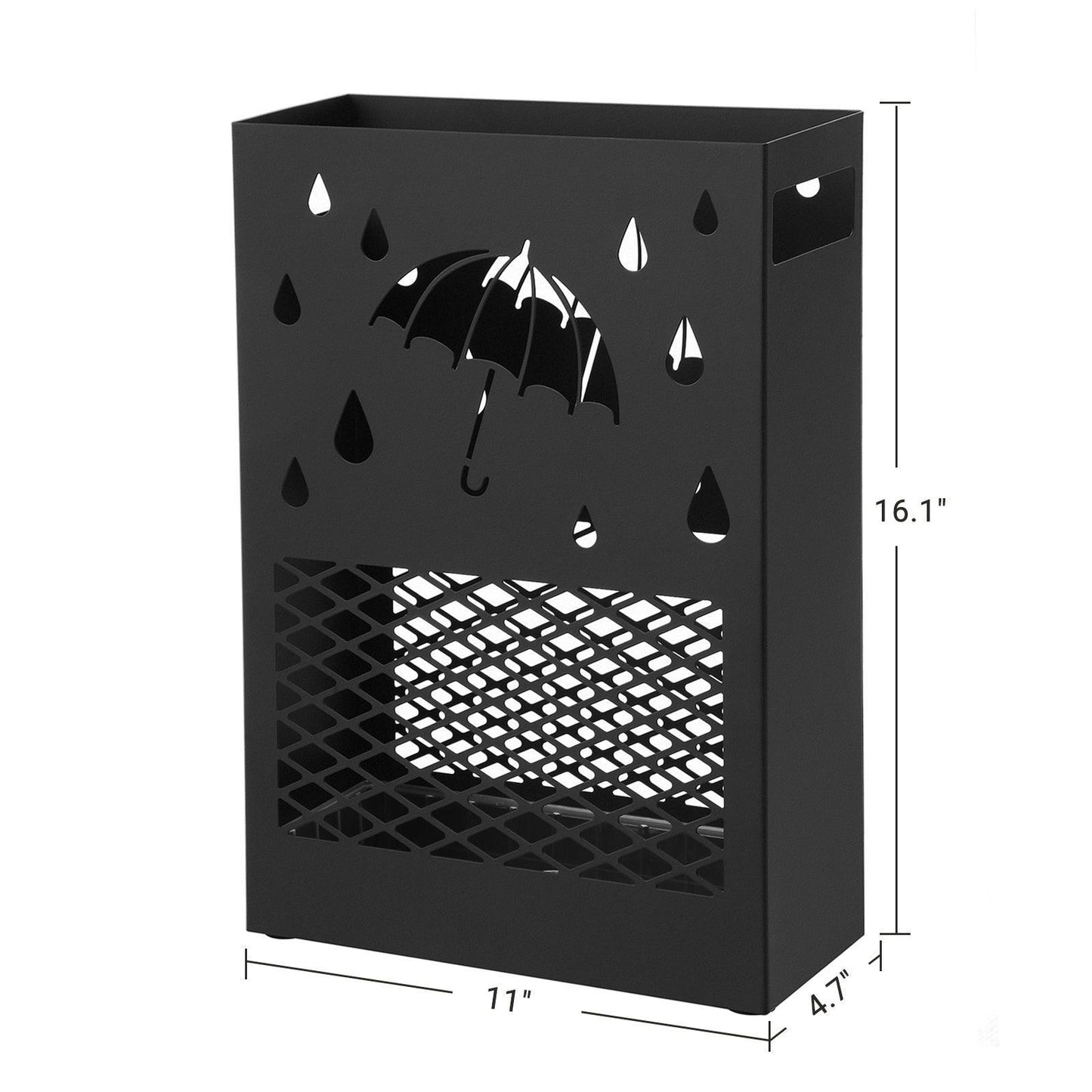 Metal Umbrella Stand with a Removable Drip Tray FredCo