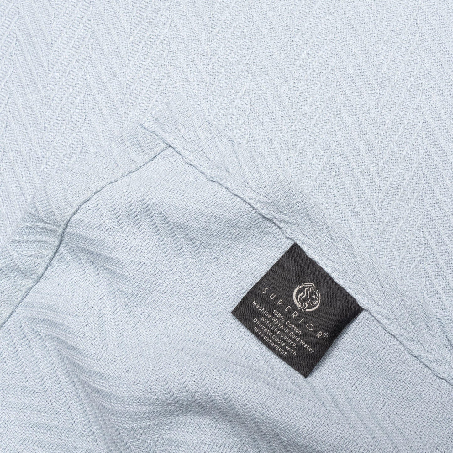 Metro All-Season 100% Cotton Thermal Woven Blanket FredCo