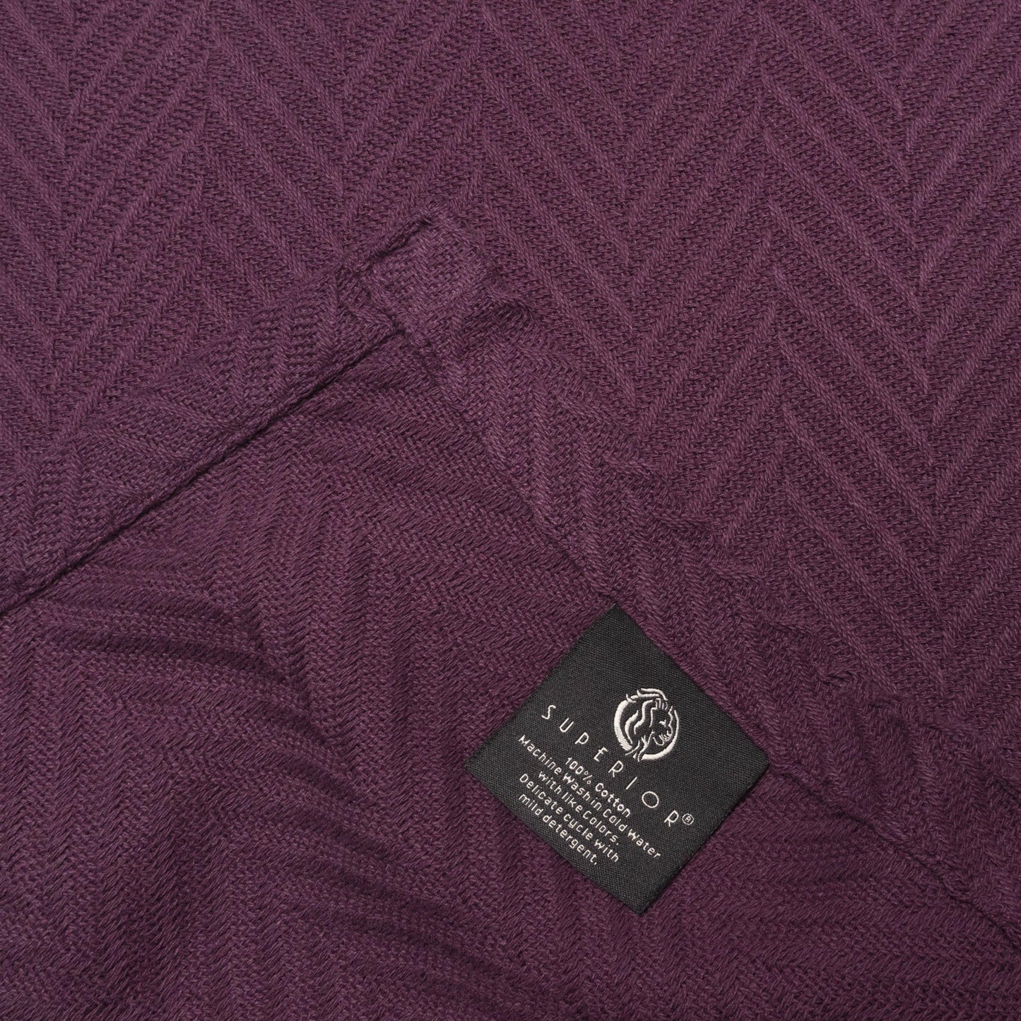Metro All-Season 100% Cotton Thermal Woven Blanket FredCo