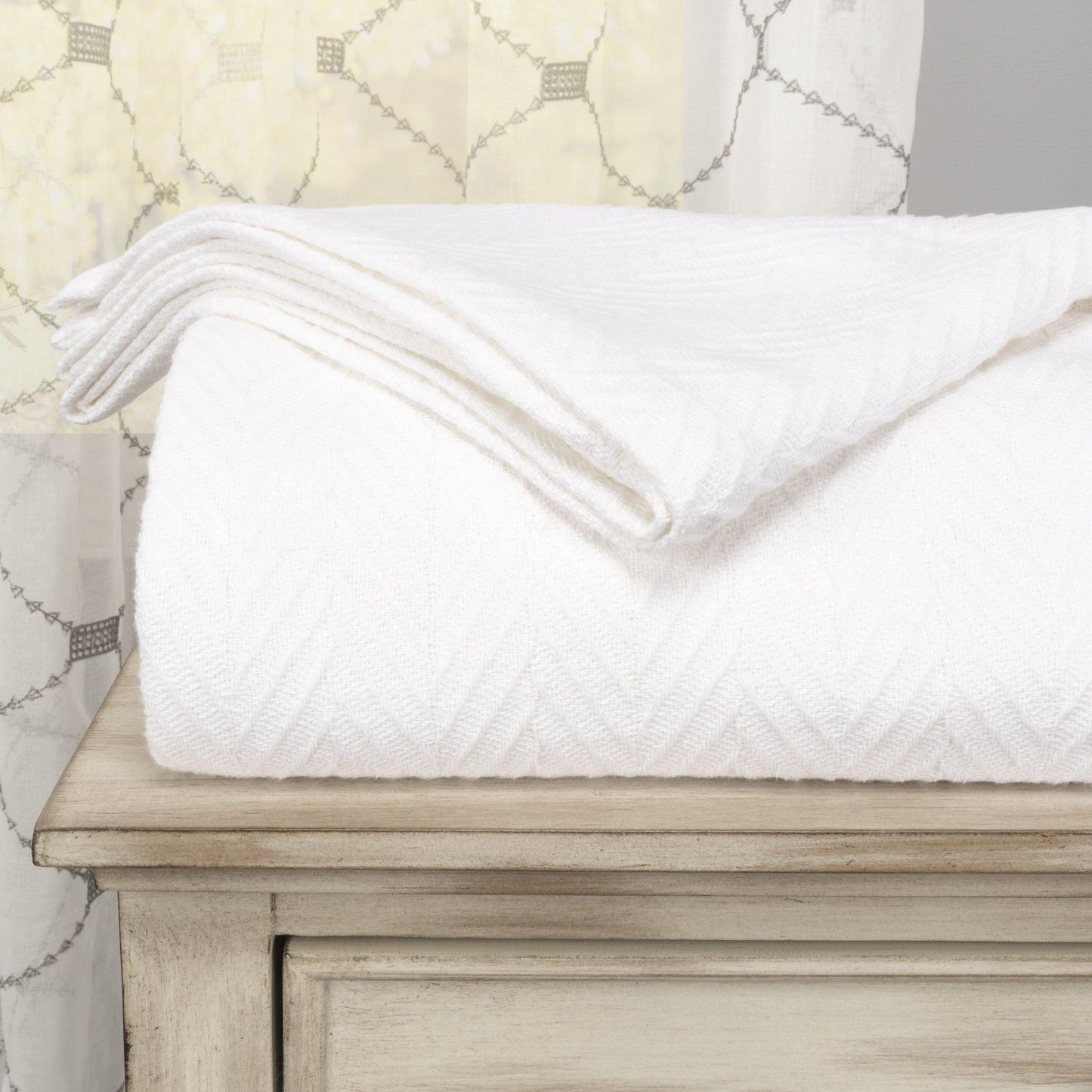 Metro All-Season 100% Cotton Thermal Woven Blanket FredCo