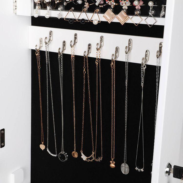 Mirrored Standing Jewelry Armoire FredCo