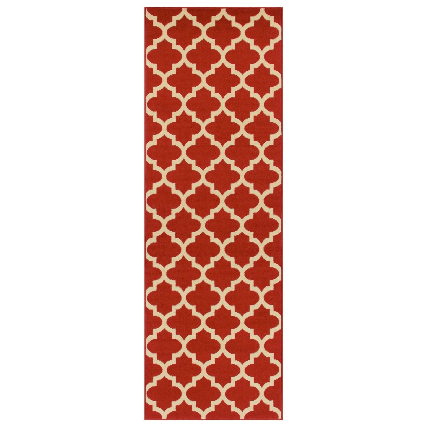 Modern Contemporary Quatrefoil Trellis Rug FredCo
