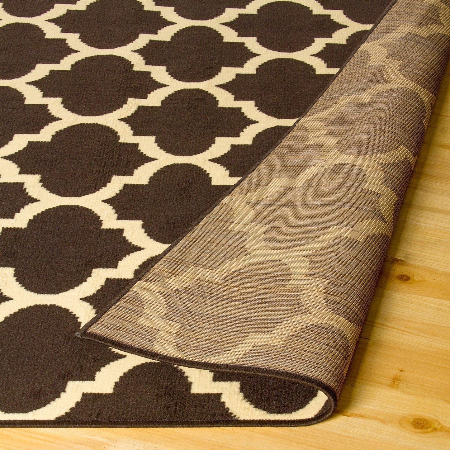 Modern Contemporary Quatrefoil Trellis Rug FredCo