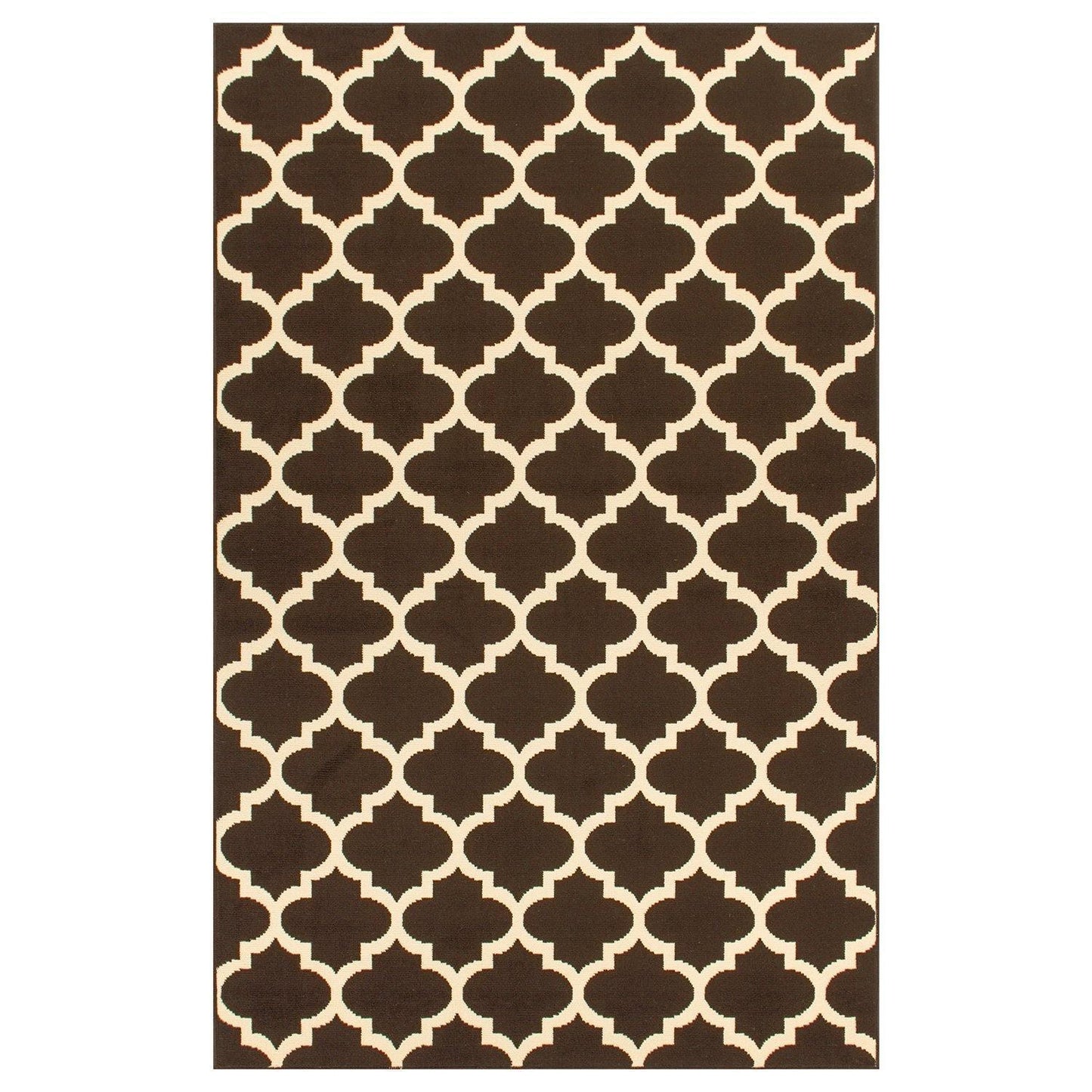 Modern Contemporary Quatrefoil Trellis Rug FredCo