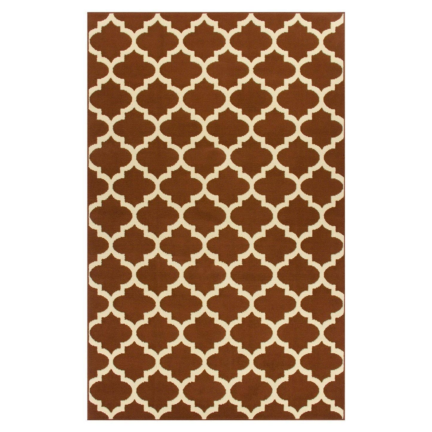 Modern Contemporary Quatrefoil Trellis Rug FredCo