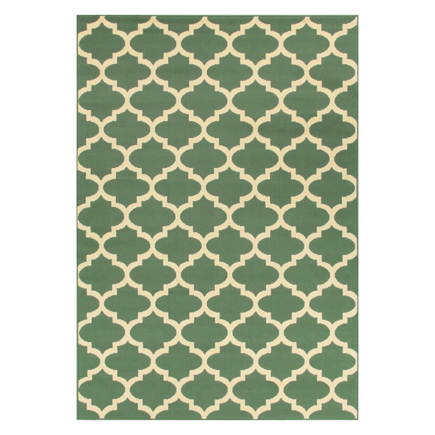 Modern Contemporary Quatrefoil Trellis Rug FredCo