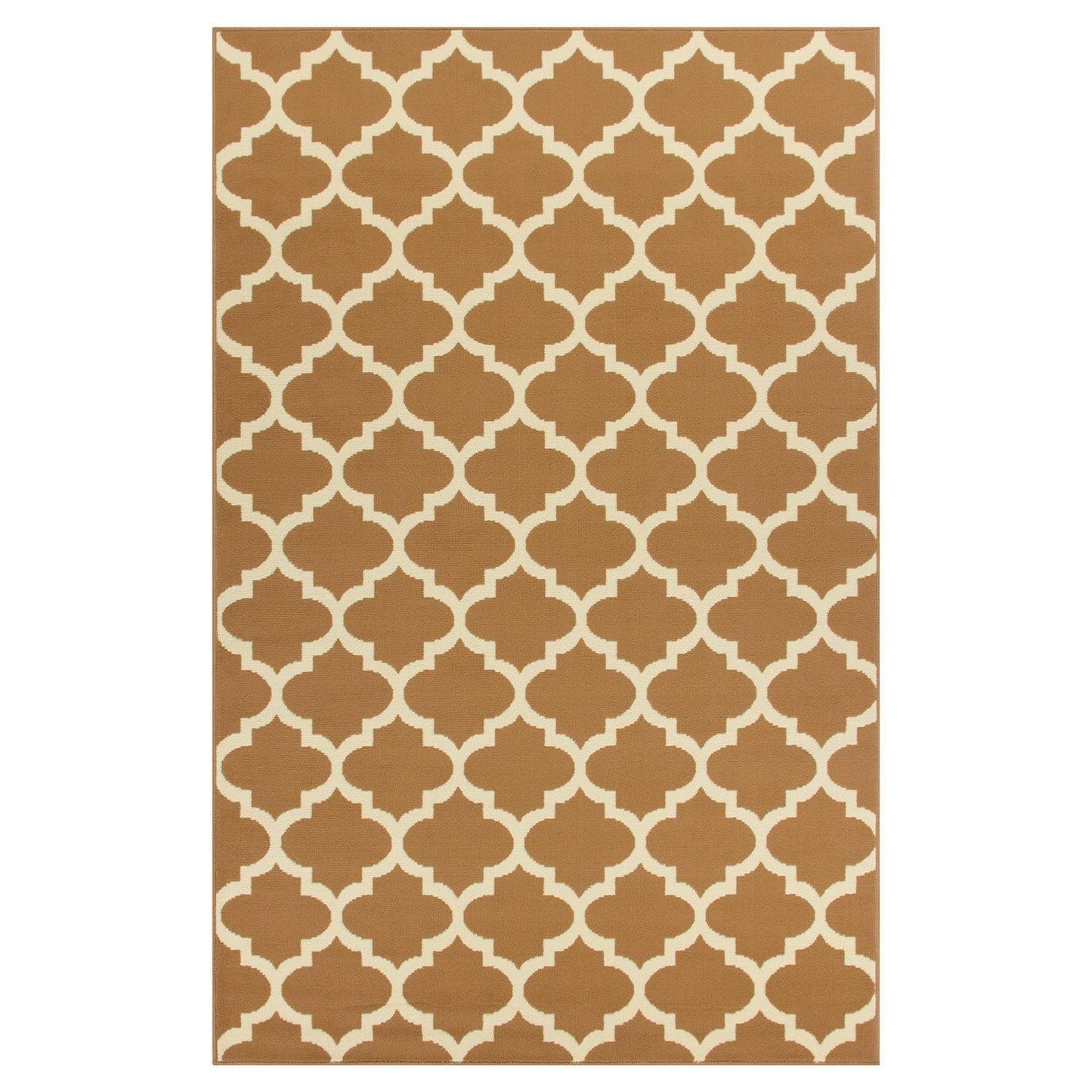 Modern Contemporary Quatrefoil Trellis Rug FredCo