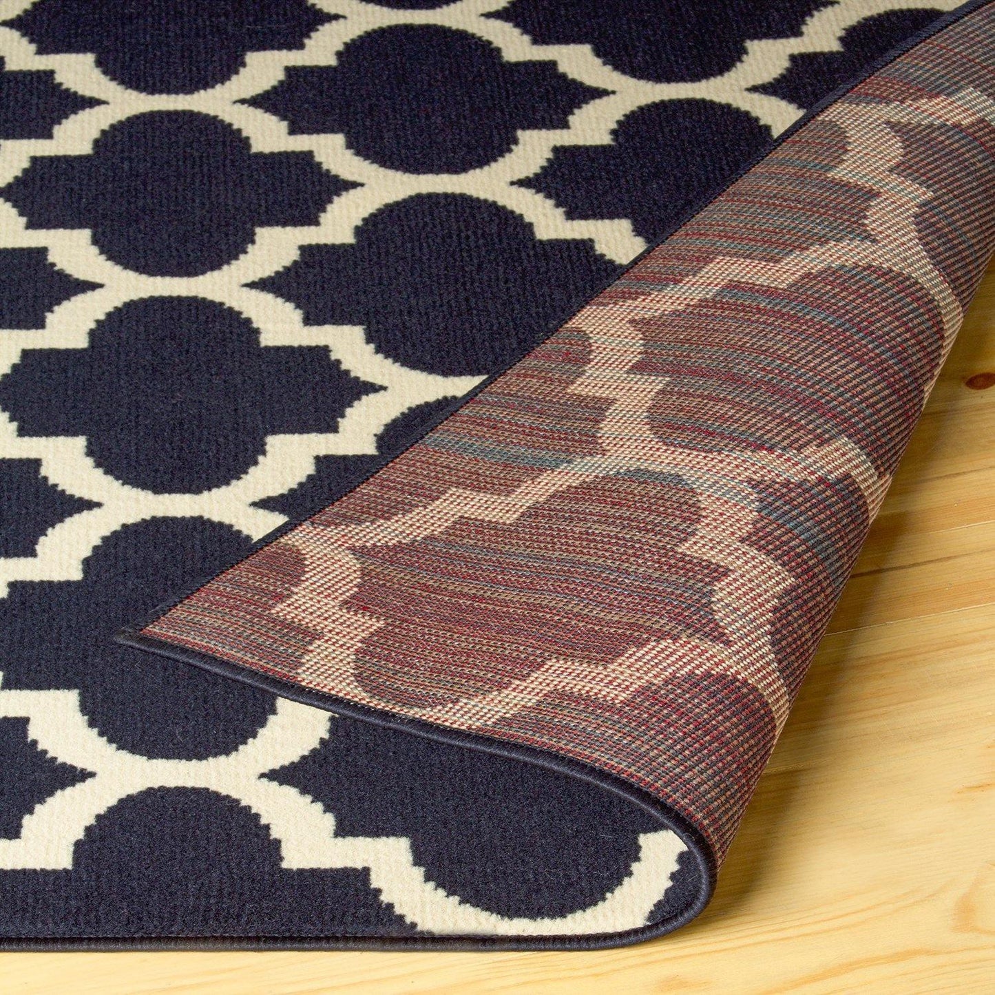 Modern Contemporary Quatrefoil Trellis Rug FredCo