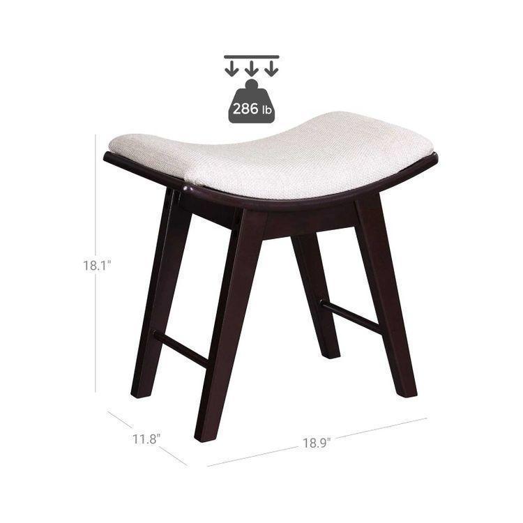 Modern Makeup Dressing Stool FredCo