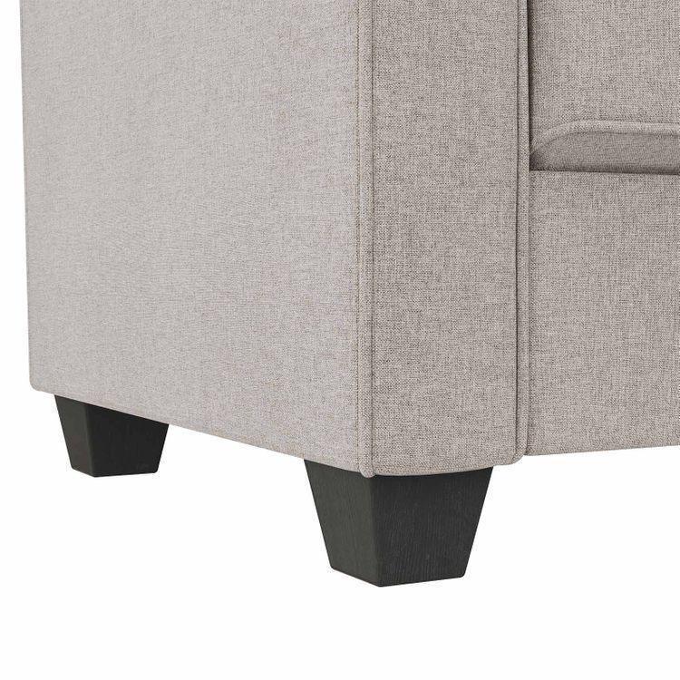 Modern Upholstered Sofa with Cotton-Linen Surface FredCo