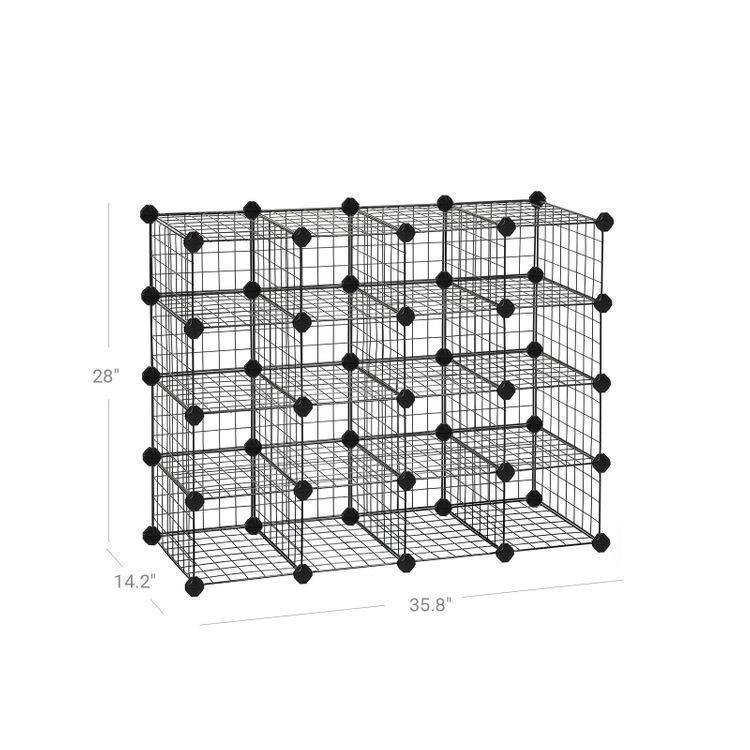 Modular Cube Shoe Organizer FredCo