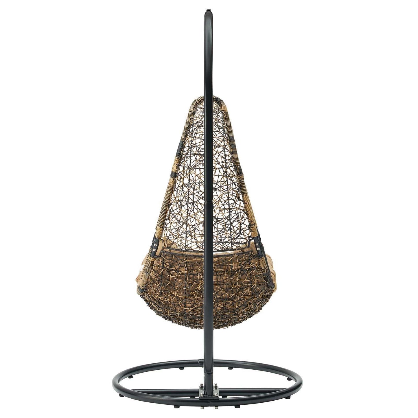 Modway Abate Wicker Rattan Outdoor Patio Swing Chair FredCo
