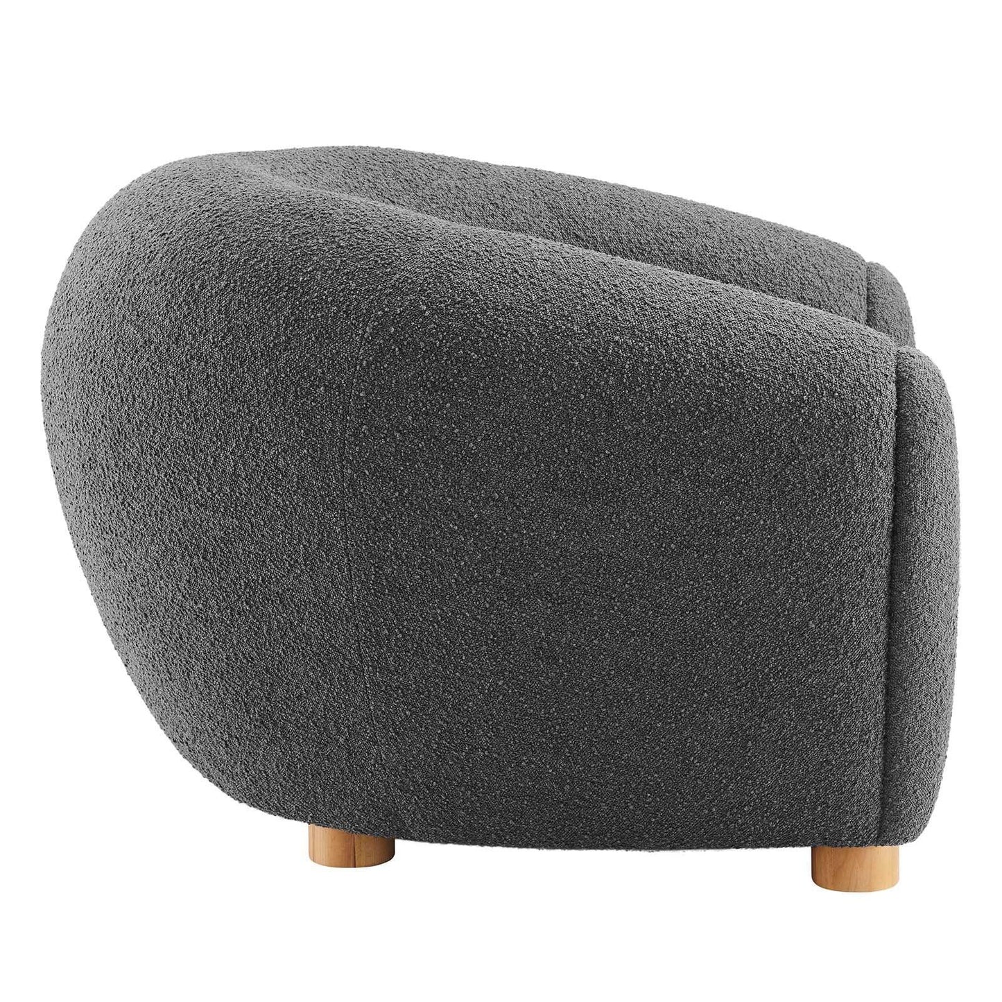 Modway Abundant Boucle Upholstered Fabric Armchair FredCo