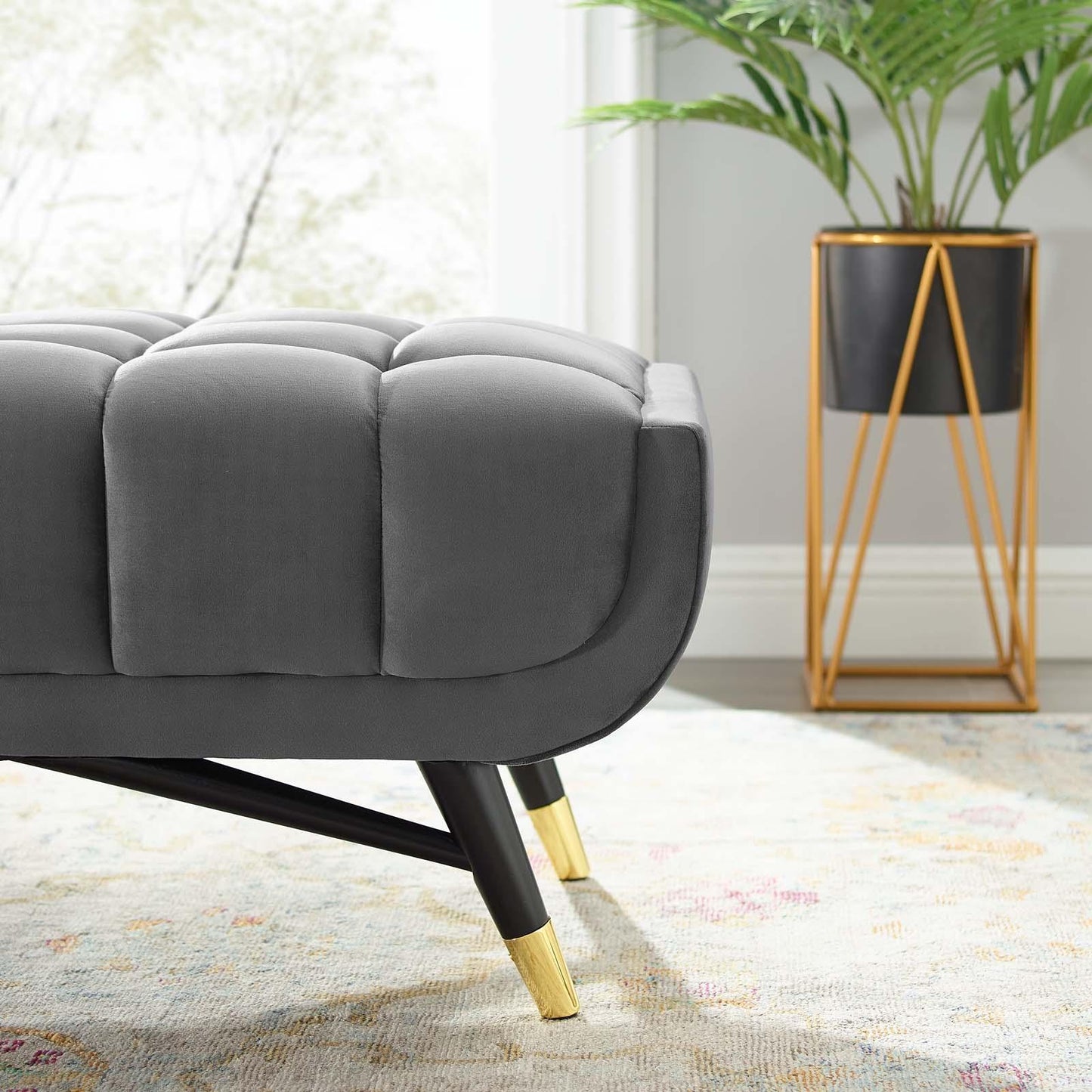 Modway Adept 60" Performance Velvet Bench FredCo