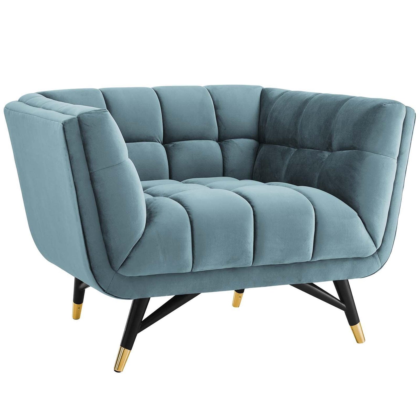 Modway Adept Performance Velvet Armchair FredCo