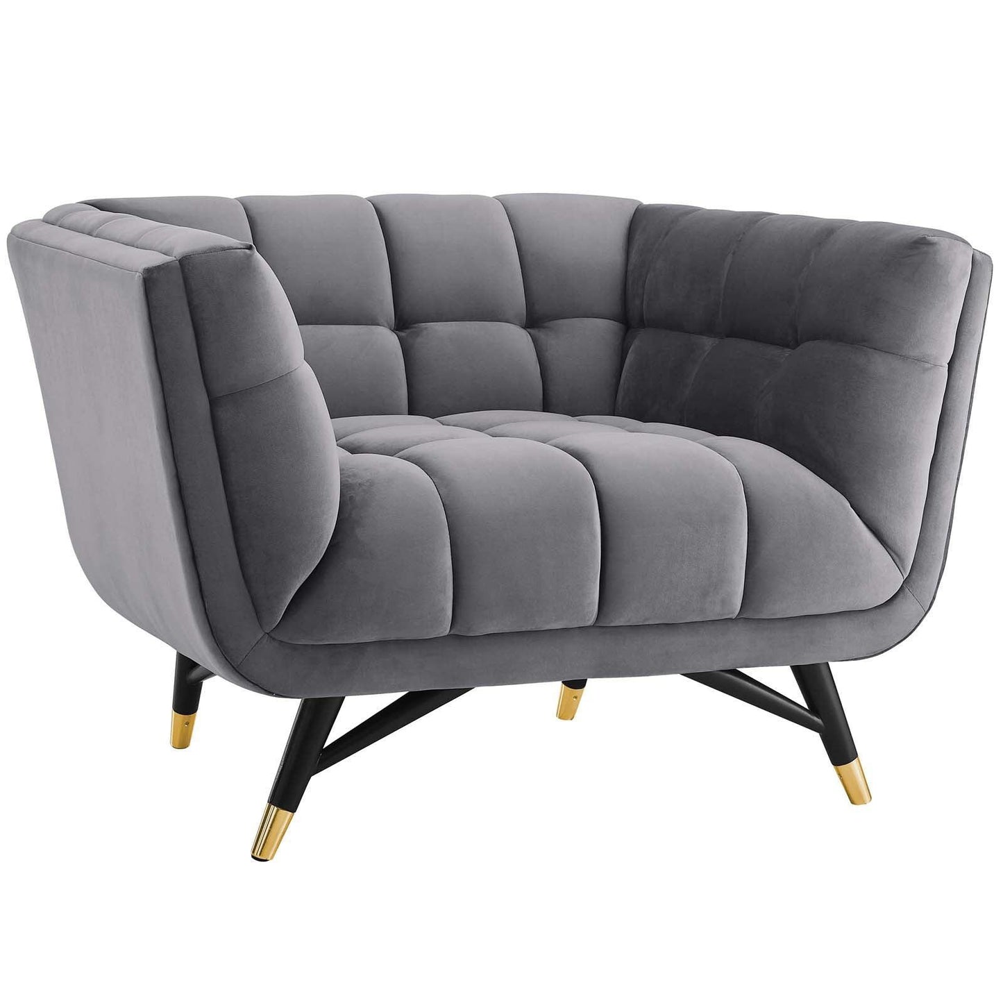 Modway Adept Performance Velvet Armchair FredCo