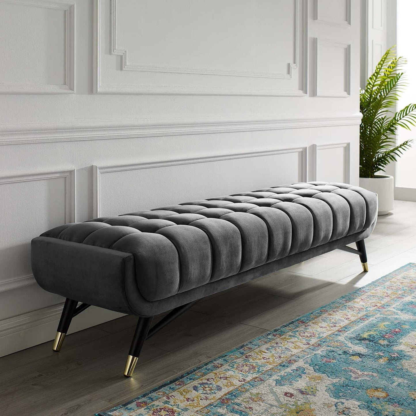 Modway Adept Performance Velvet Bench FredCo