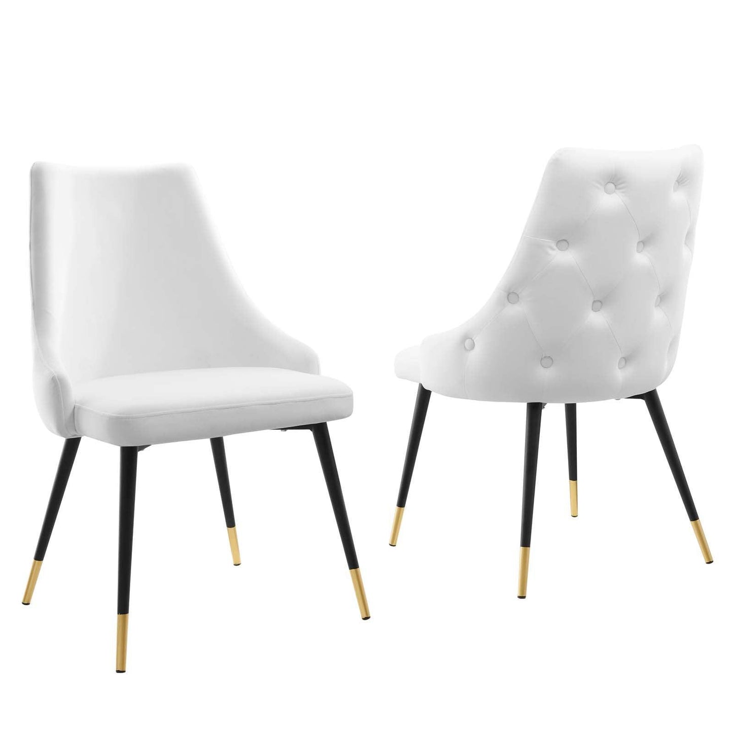 Modway Adorn Dining Side Chair Performance Velvet Set of 2 FredCo