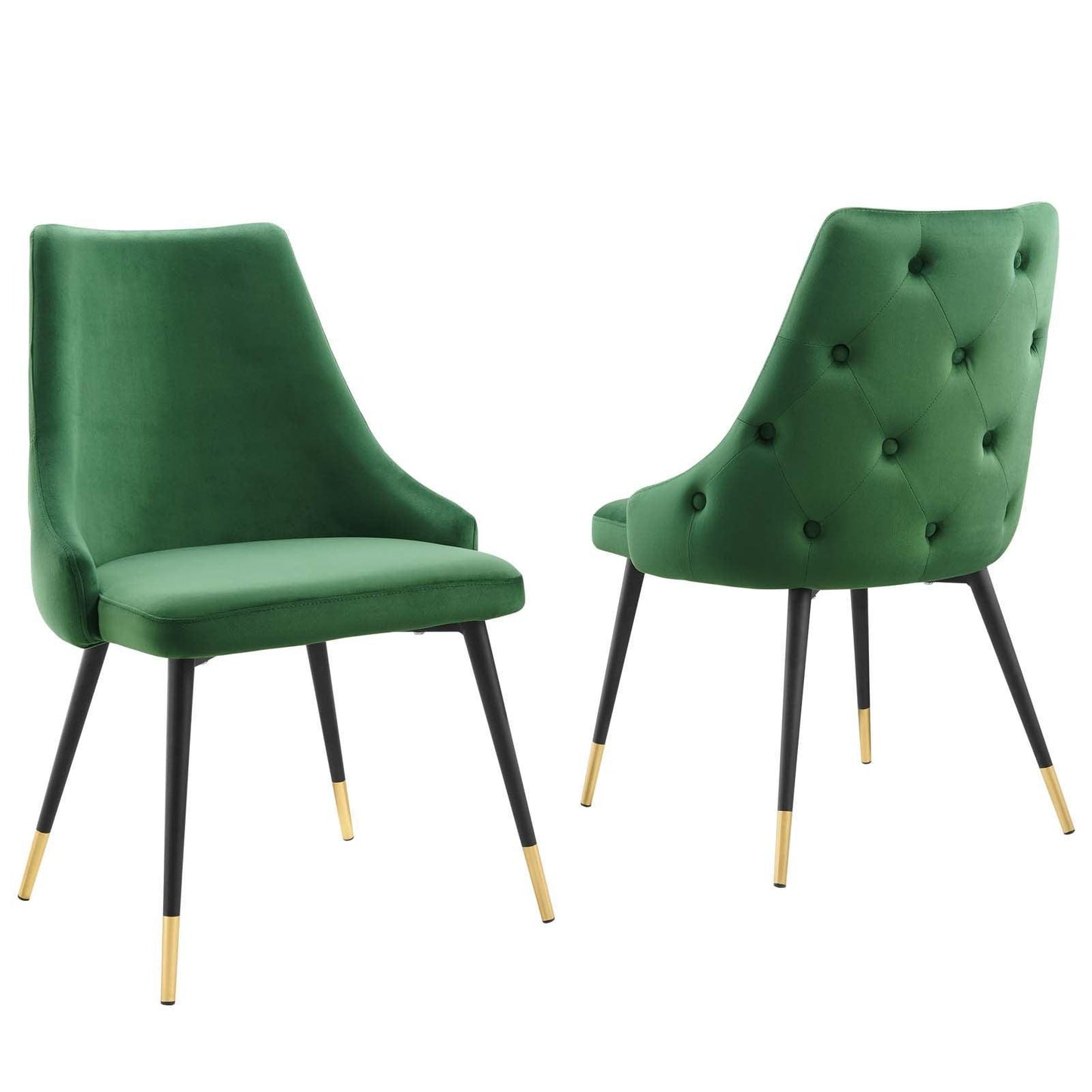 Modway Adorn Dining Side Chair Performance Velvet Set of 2 FredCo