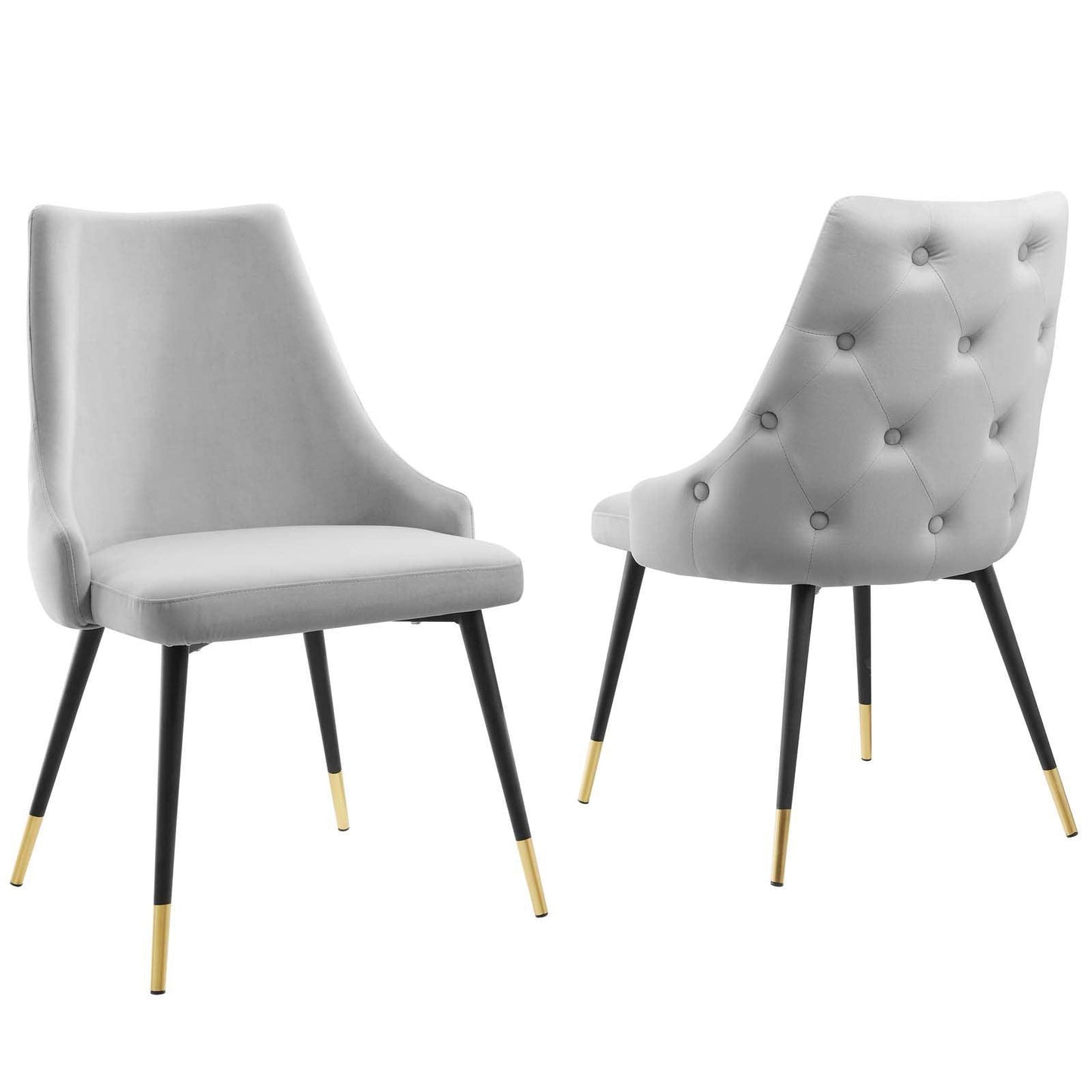 Modway Adorn Dining Side Chair Performance Velvet Set of 2 FredCo
