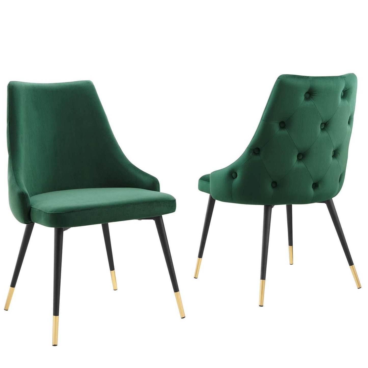 Modway Adorn Dining Side Chair Performance Velvet Set of 2 FredCo