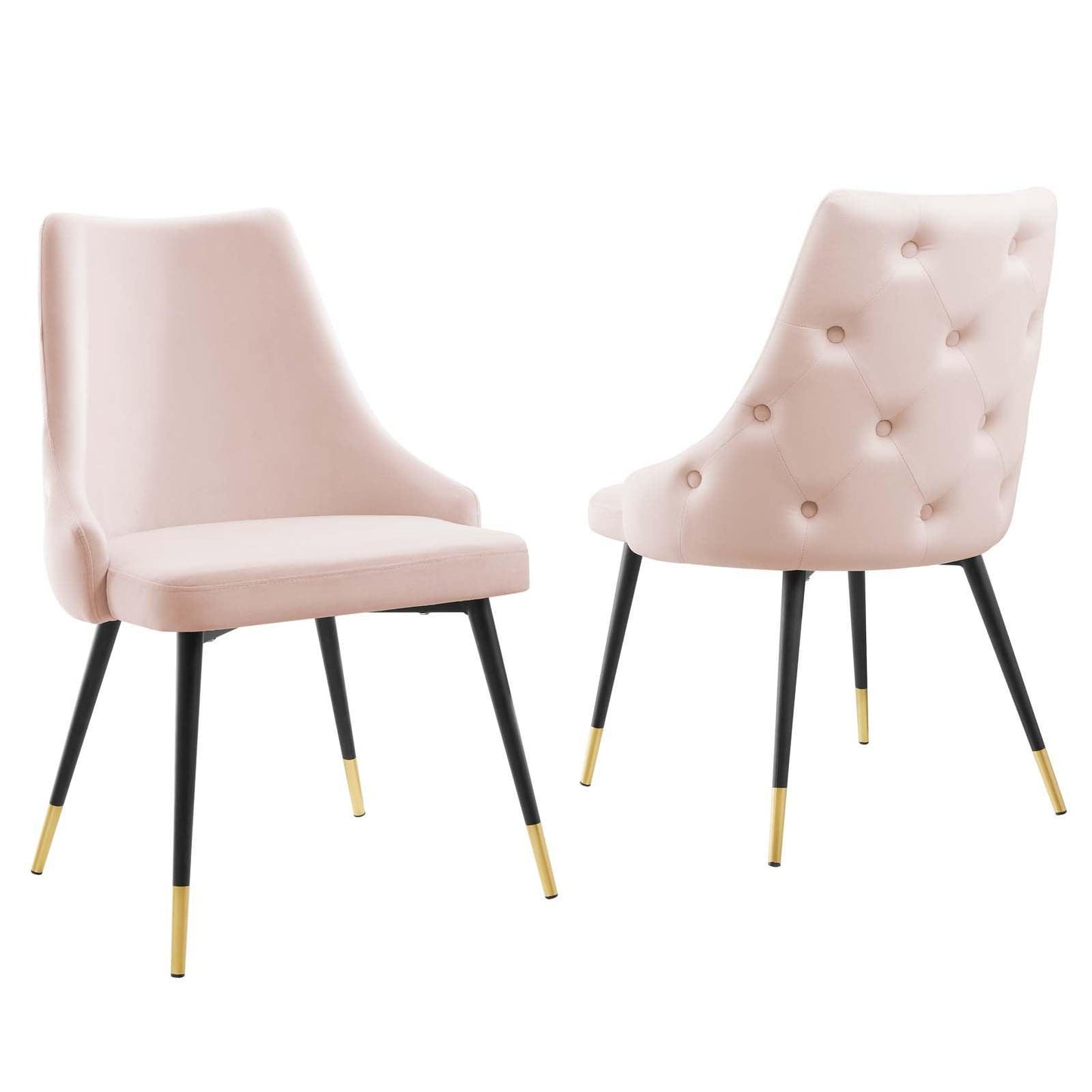 Modway Adorn Dining Side Chair Performance Velvet Set of 2 FredCo