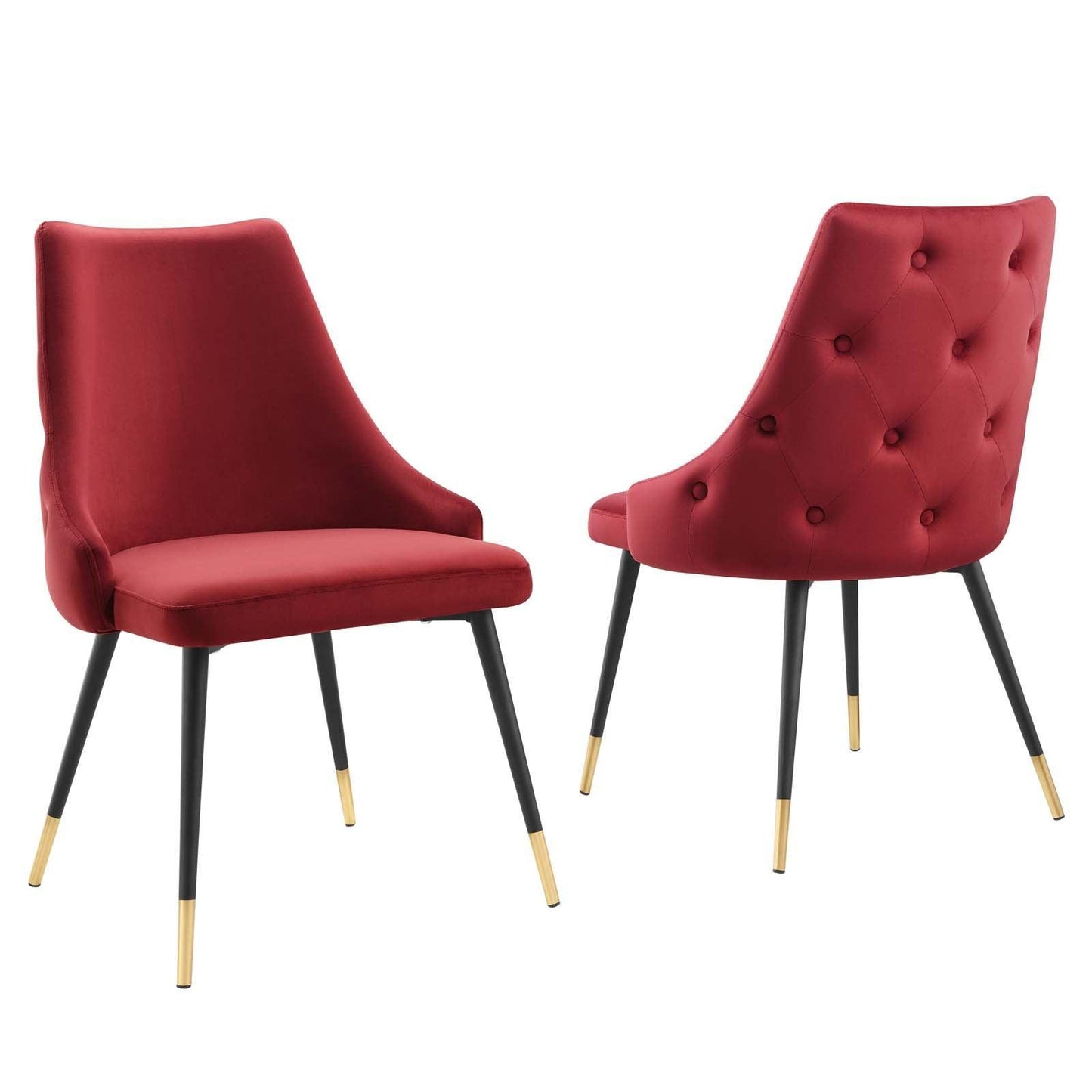 Modway Adorn Dining Side Chair Performance Velvet Set of 2 FredCo