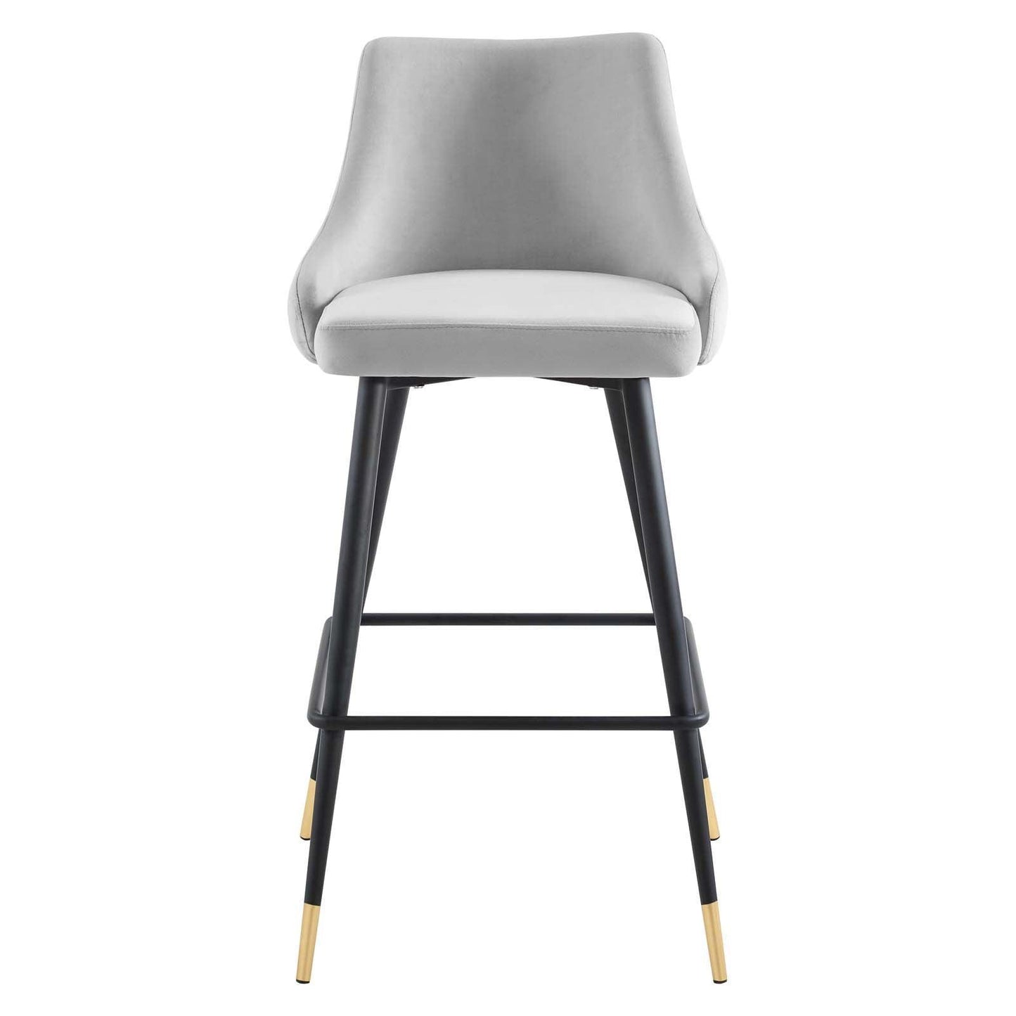 Modway Adorn Performance Velvet Bar Stool Set of 2 FredCo
