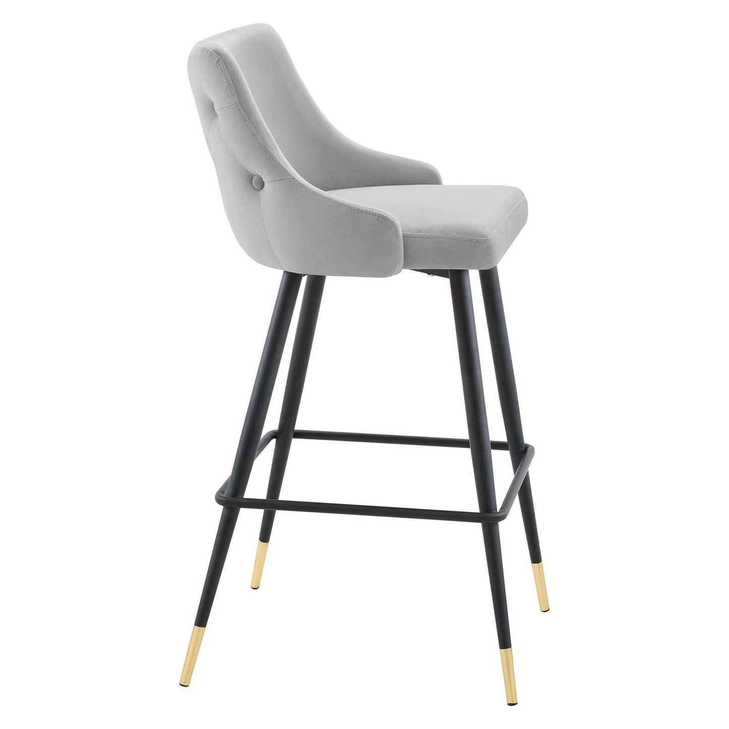 Modway Adorn Performance Velvet Bar Stool Set of 2 FredCo