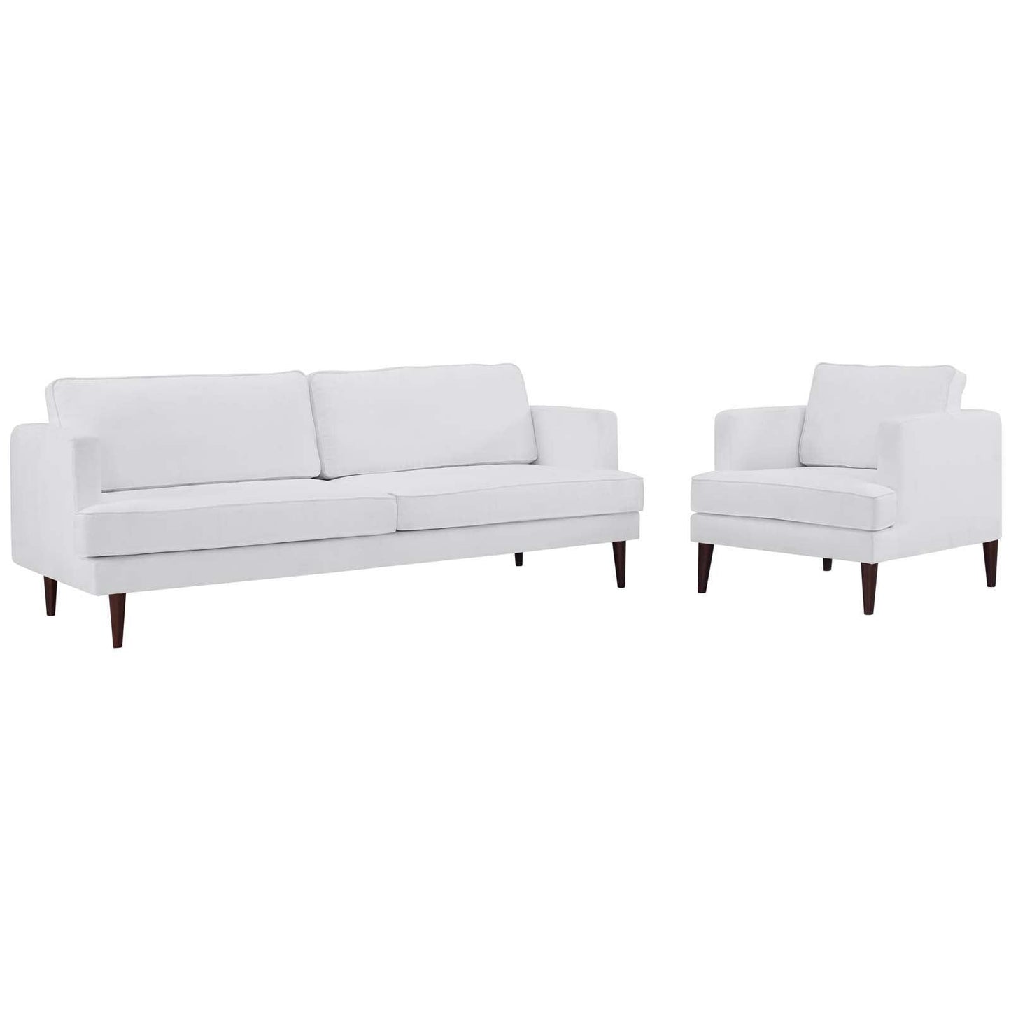 Modway Agile Upholstered Fabric Sofa and Armchair Set FredCo