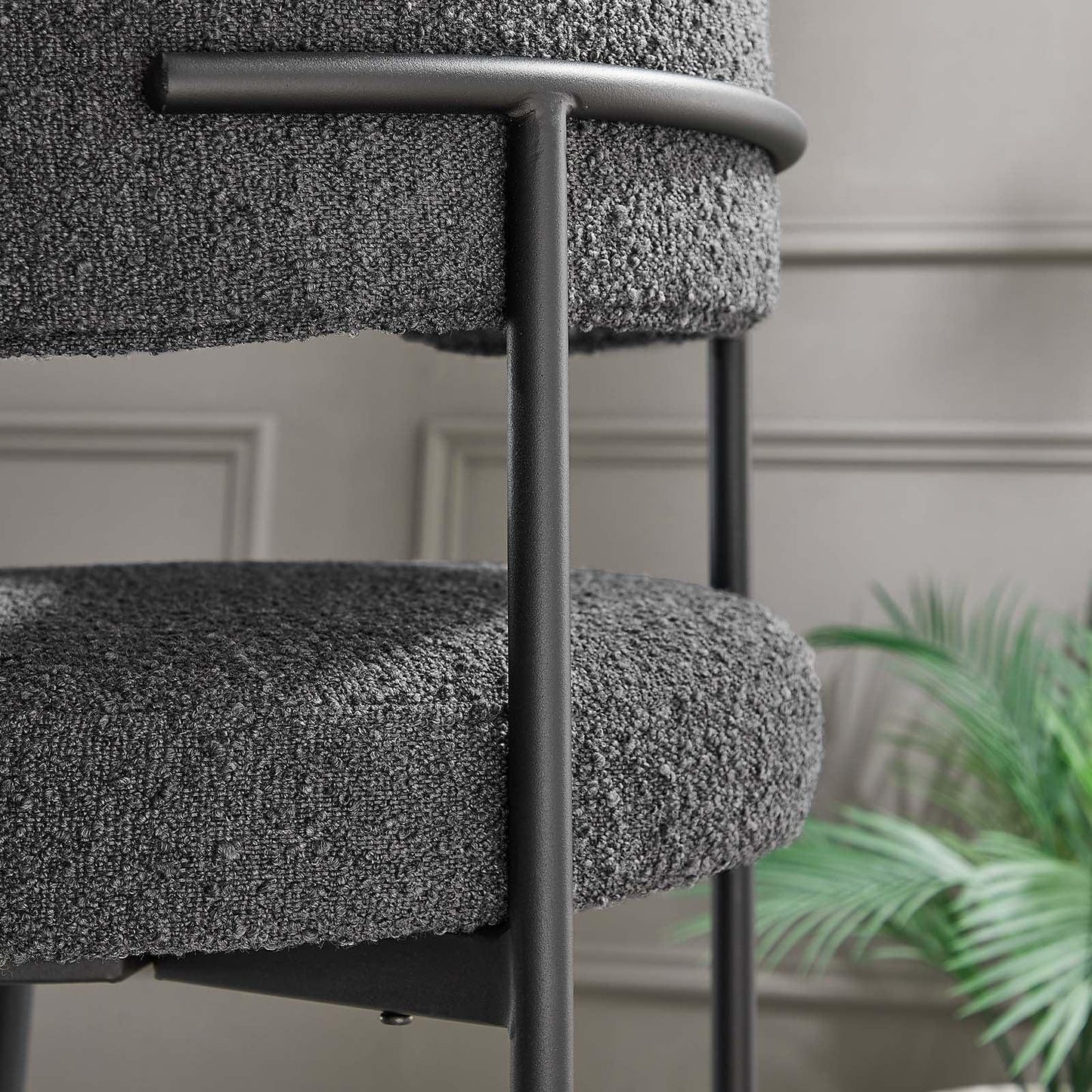 Modway Albie Boucle Fabric Bar Stools - Set of 2, EEI-6520 FredCo