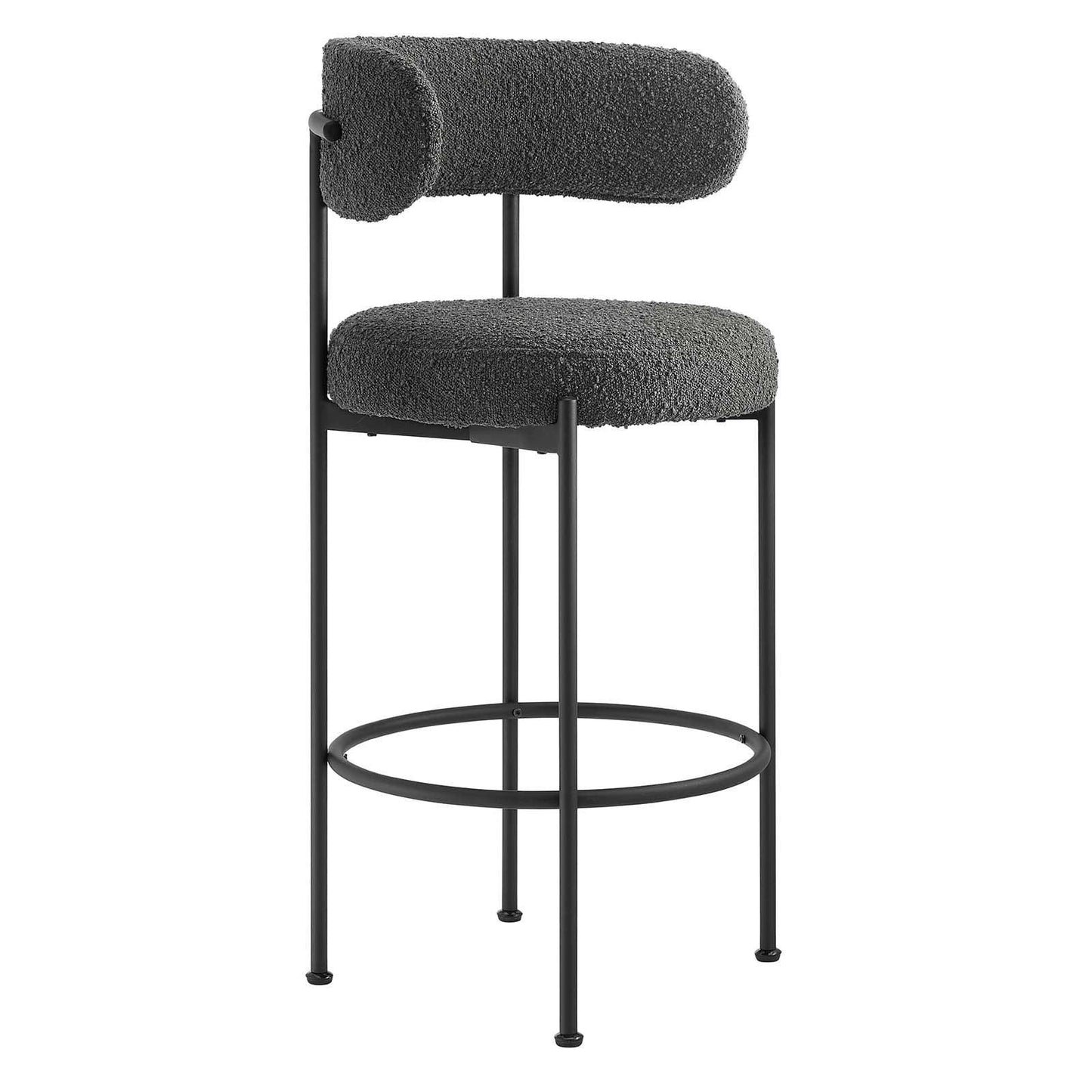 Modway Albie Boucle Fabric Bar Stools - Set of 2, EEI-6520 FredCo