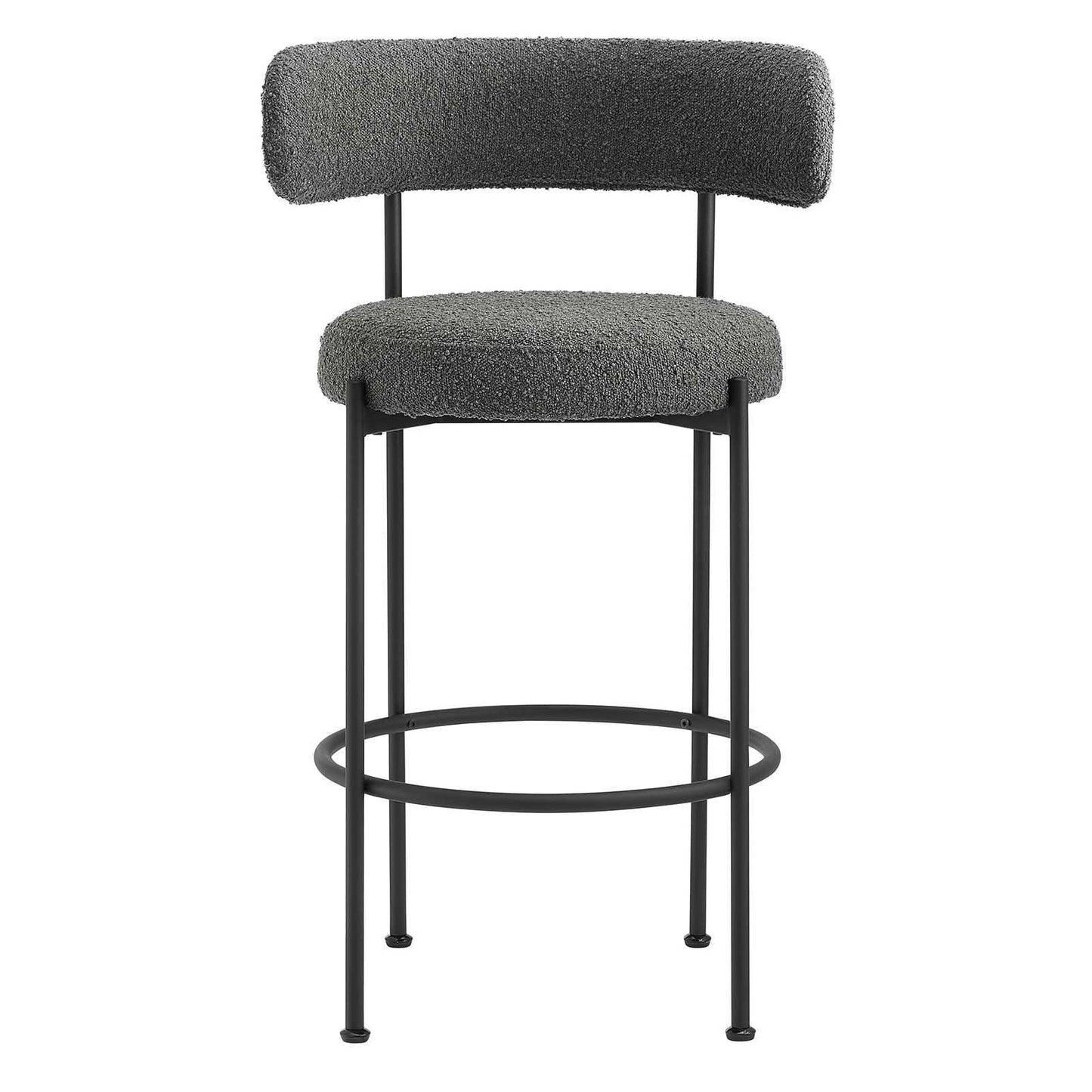 Modway Albie Boucle Fabric Bar Stools - Set of 2, EEI-6520 FredCo