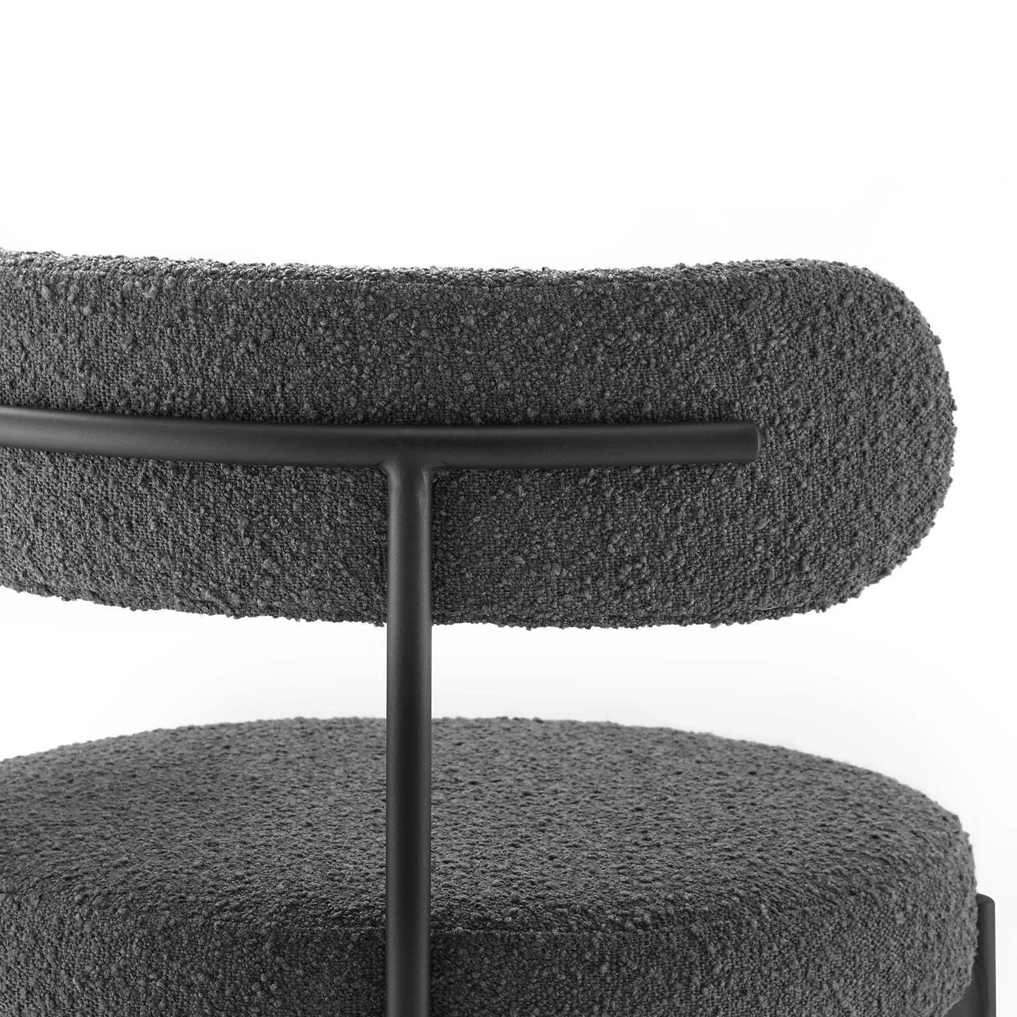 Modway Albie Boucle Fabric Bar Stools - Set of 2, EEI-6520 FredCo