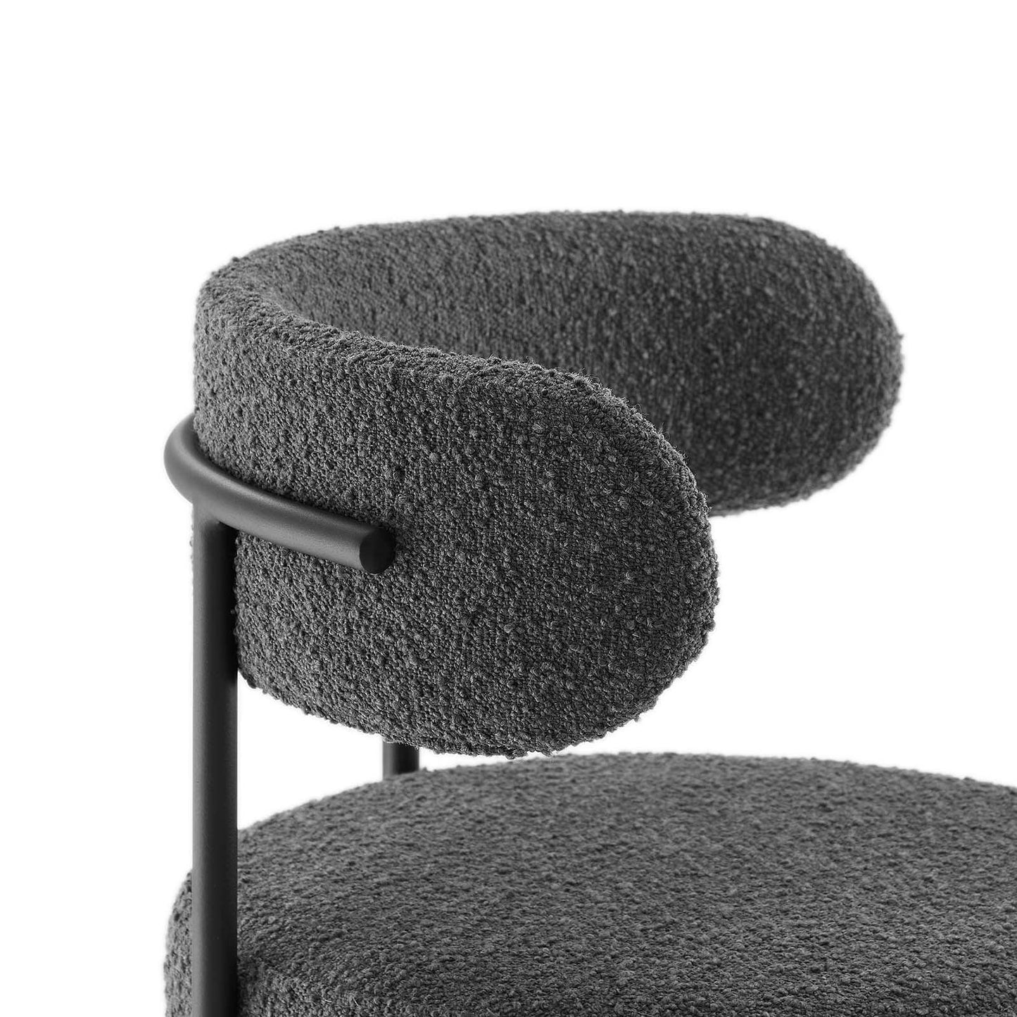 Modway Albie Boucle Fabric Counter Stools - Set of 2, EEI-6518 FredCo