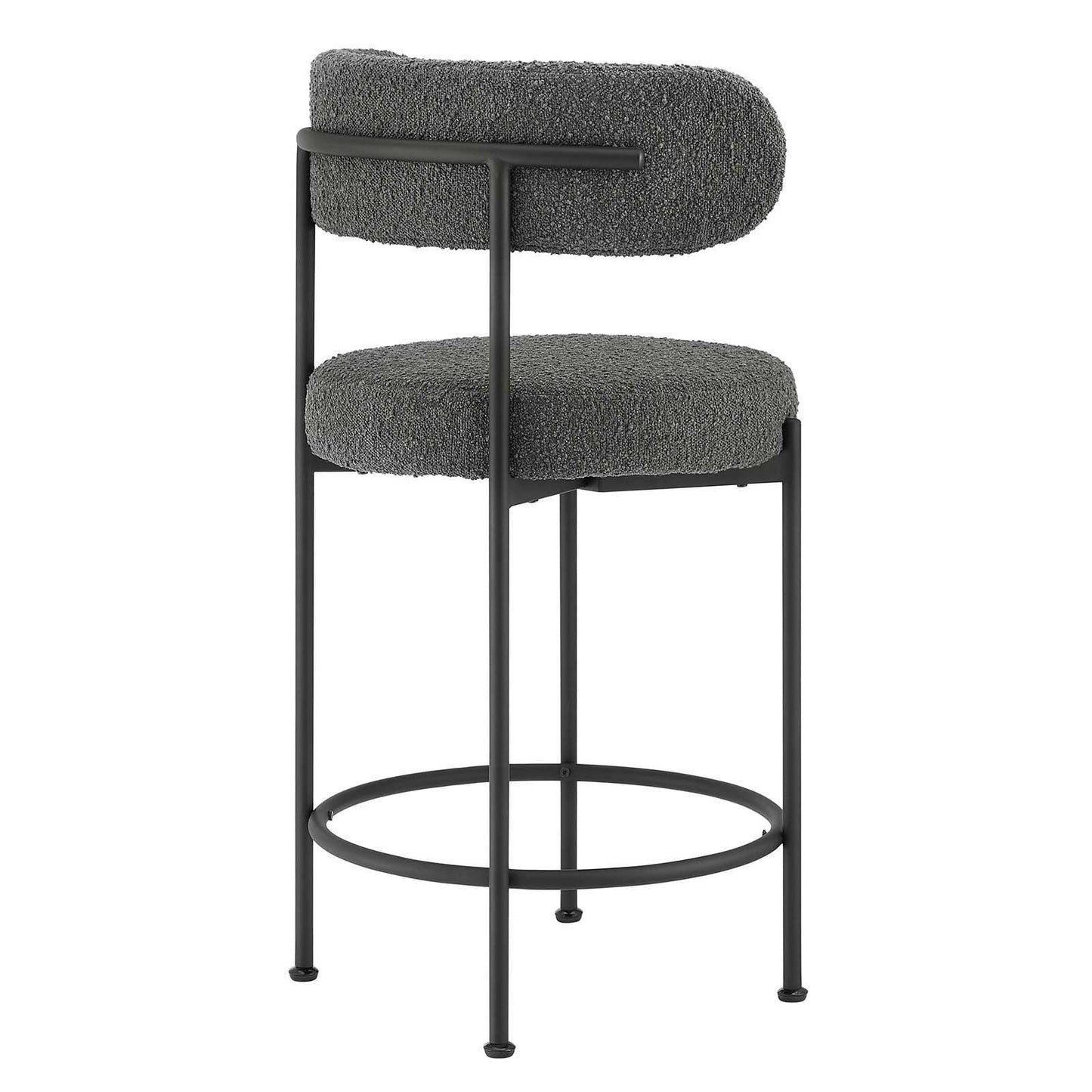 Modway Albie Boucle Fabric Counter Stools - Set of 2, EEI-6518 FredCo