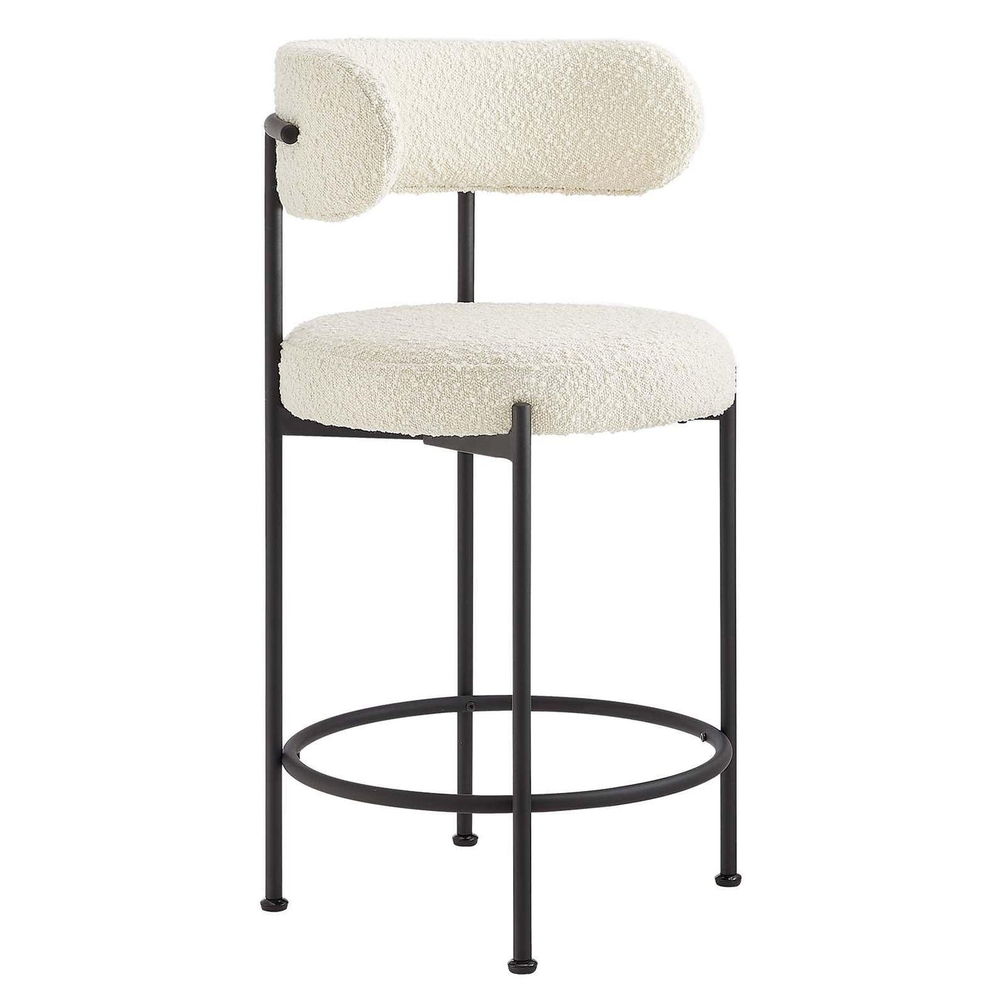 Modway Albie Boucle Fabric Counter Stools - Set of 2, EEI-6518 FredCo