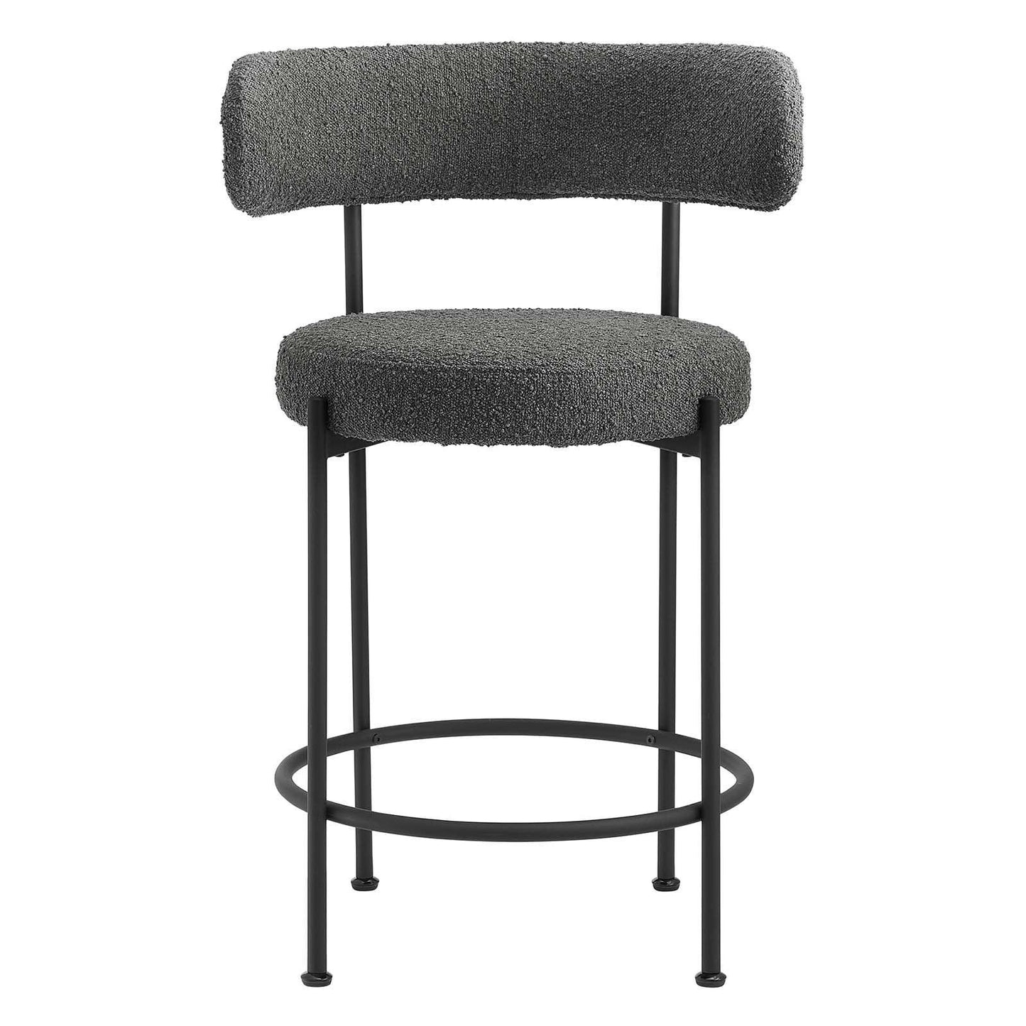 Modway Albie Boucle Fabric Counter Stools - Set of 2, EEI-6518 FredCo